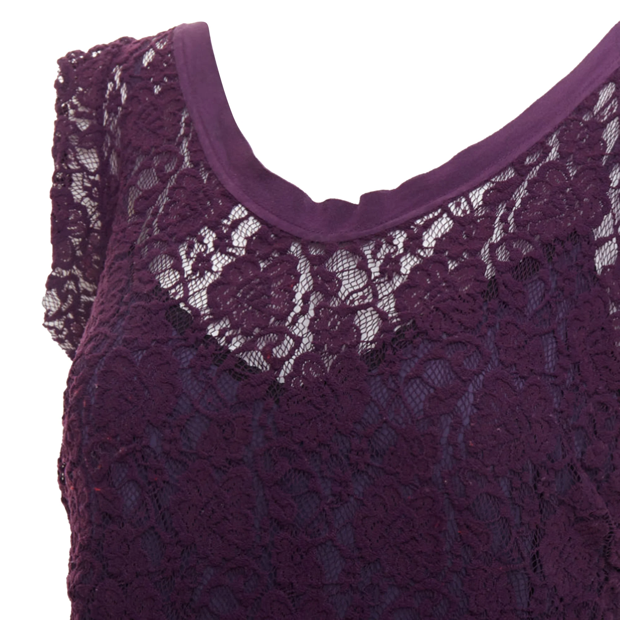 Women's Dolce Gabbana floral sheer lace overlay cocktail dress - Image 2