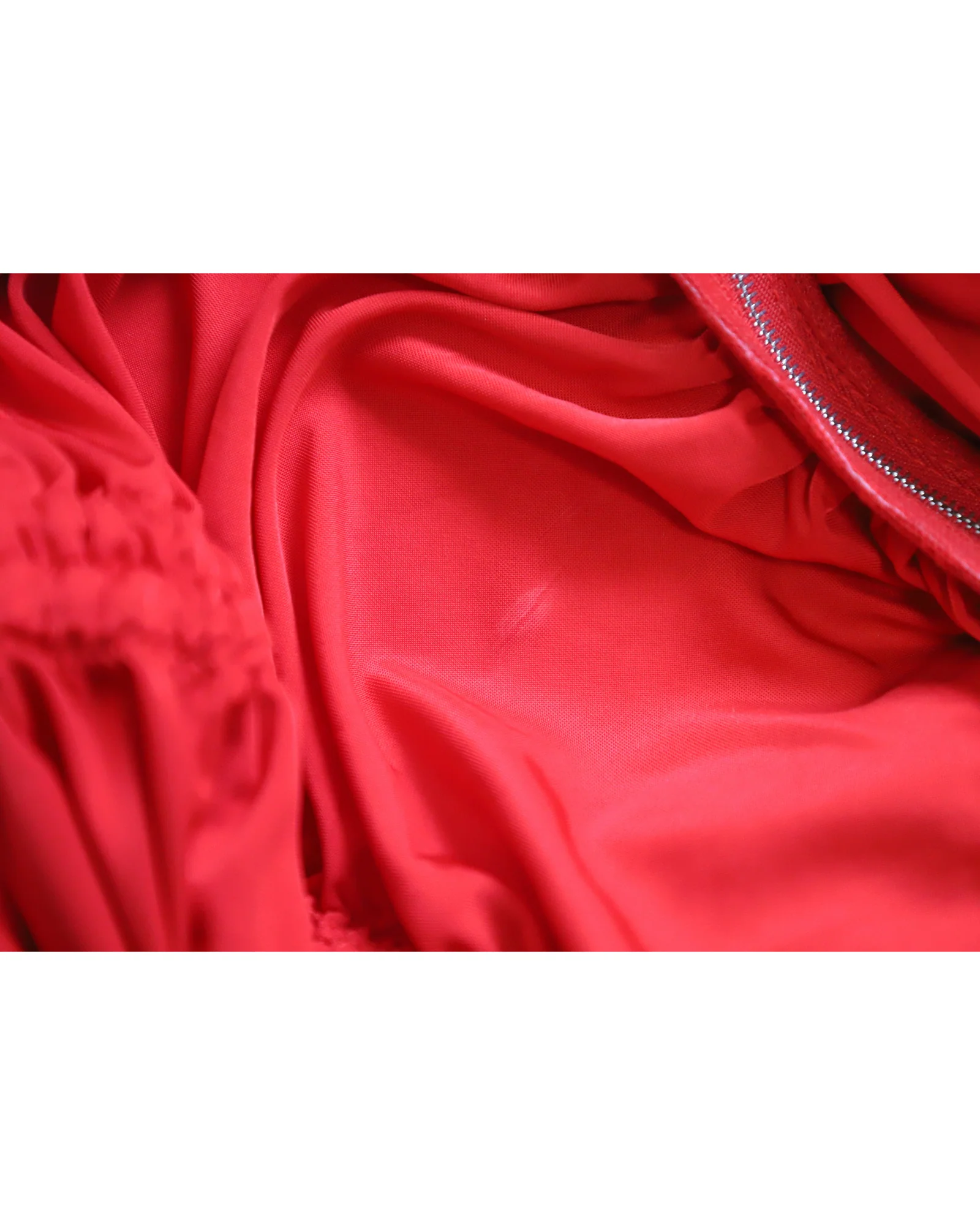 Women's Dolce & Gabbana Ruched Mini Dress in Red Viscose - Image 7