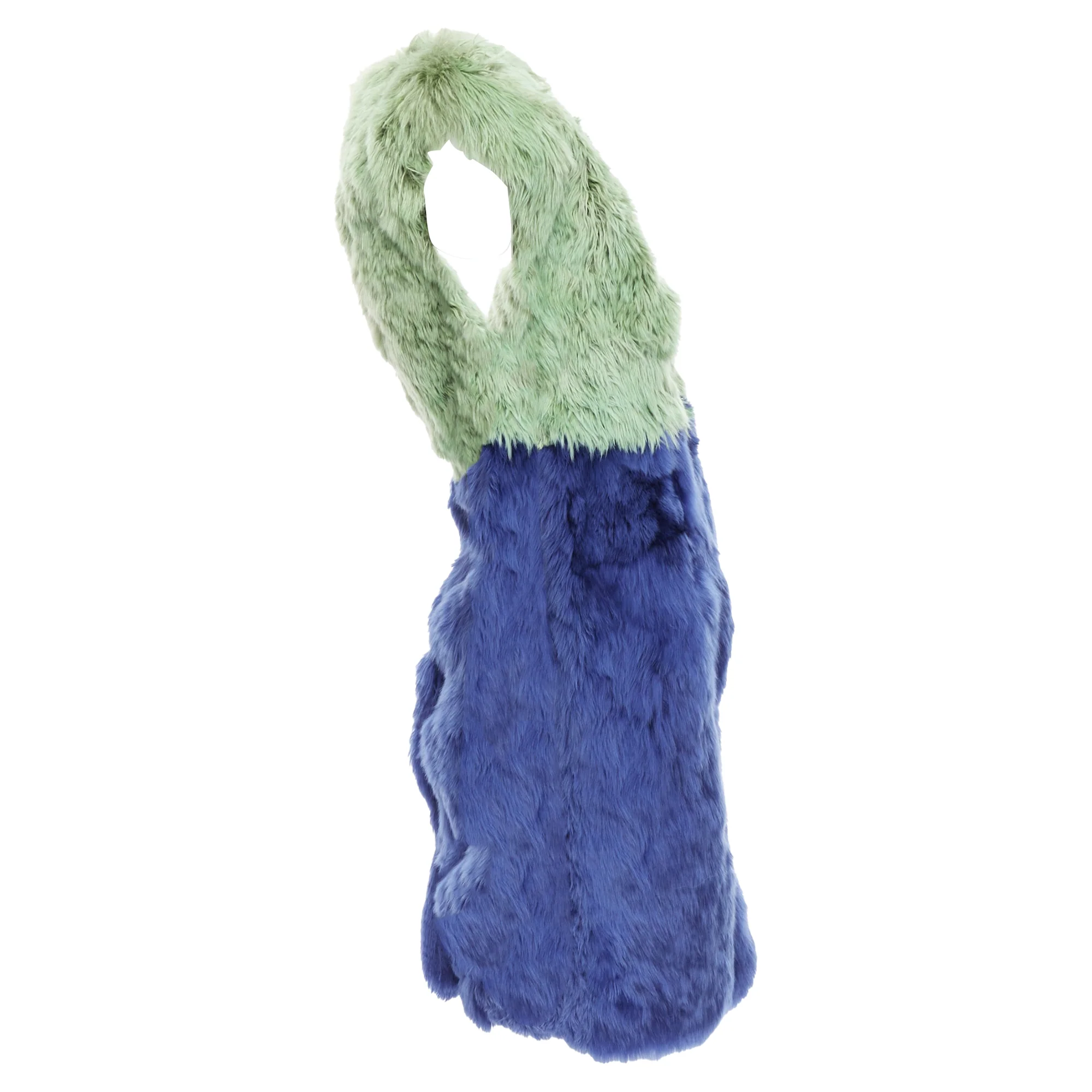Women's Dolce & Gabbana Runway fur floral crystal button dress - Image 4