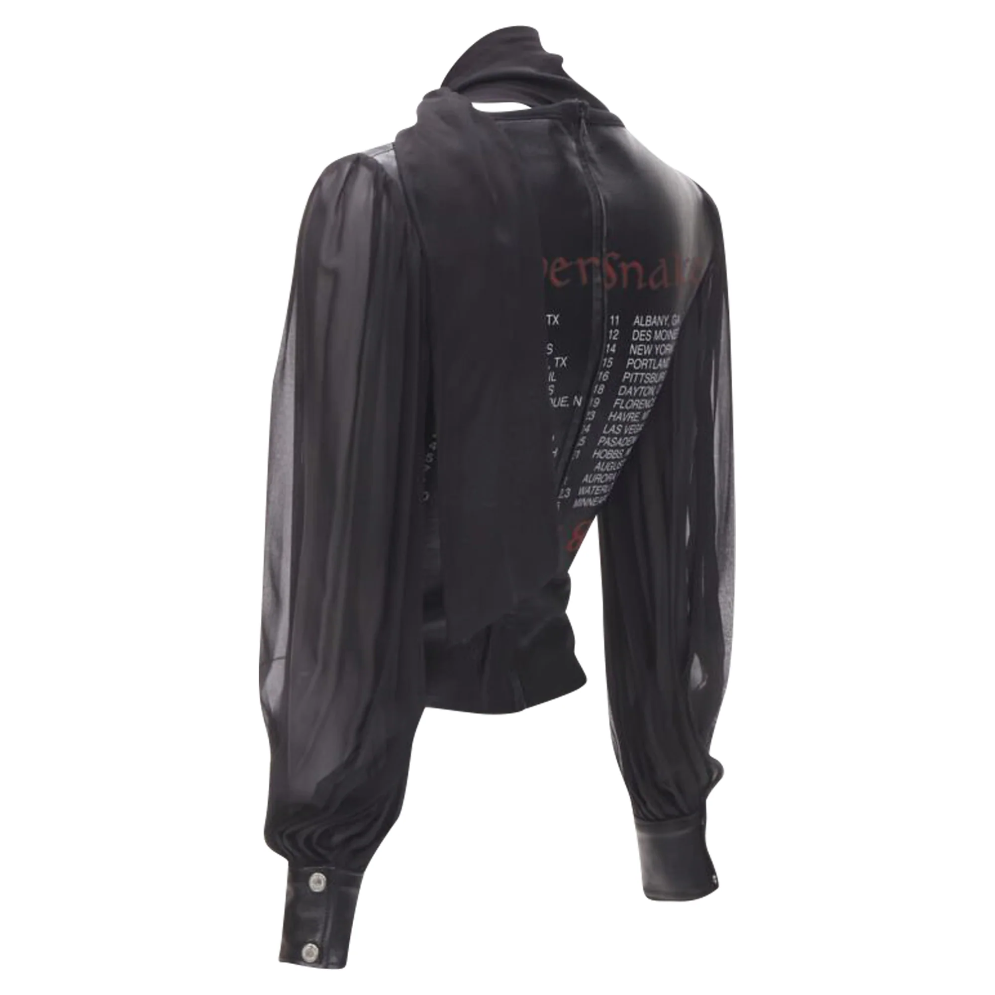 Women's Dolce & Gabbana scaled leather corset blouse - Image 6