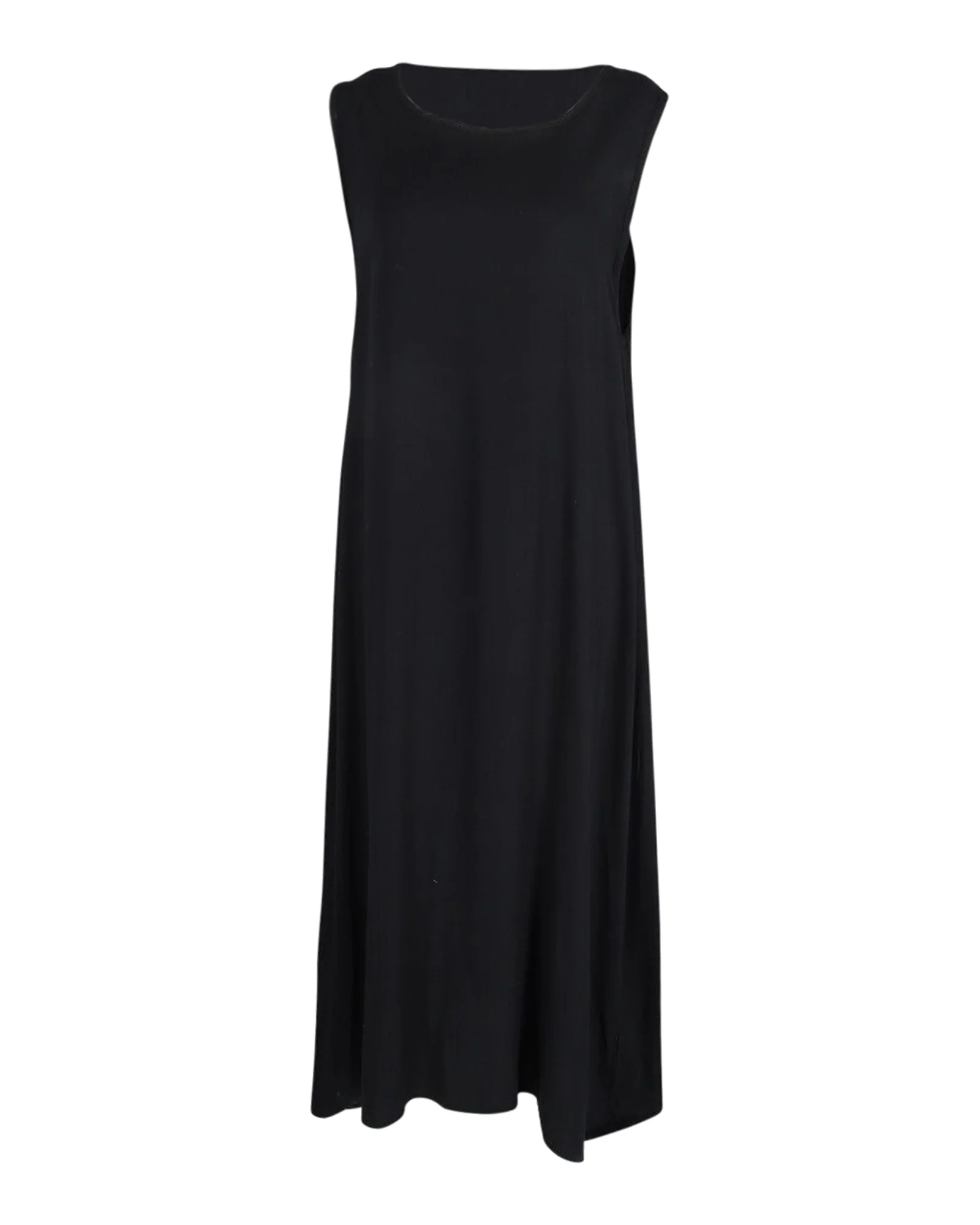 Women's Dolce & Gabbana Sleeveless Midi Dress in Black Viscose