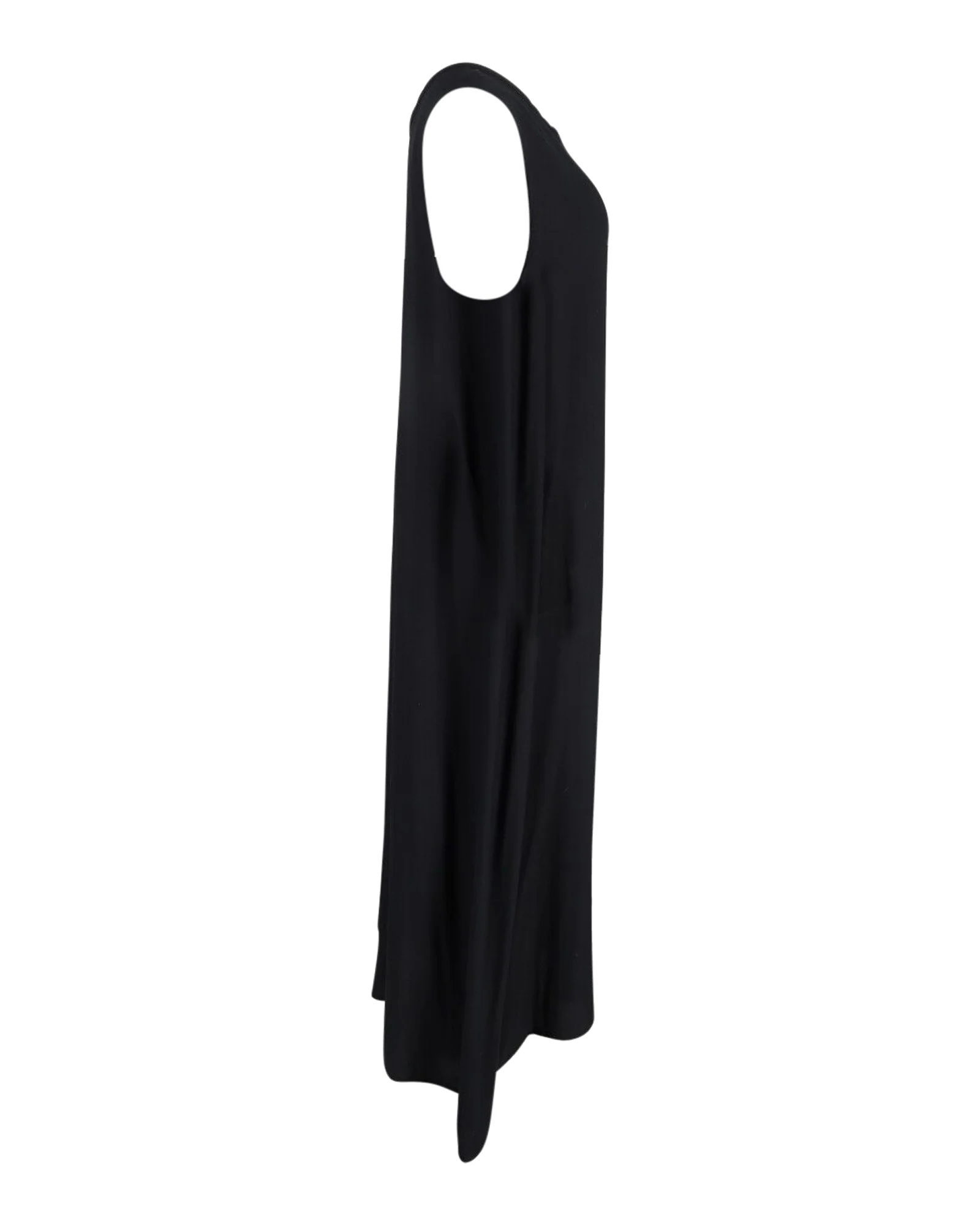 Women's Dolce & Gabbana Sleeveless Midi Dress in Black Viscose - Image 2