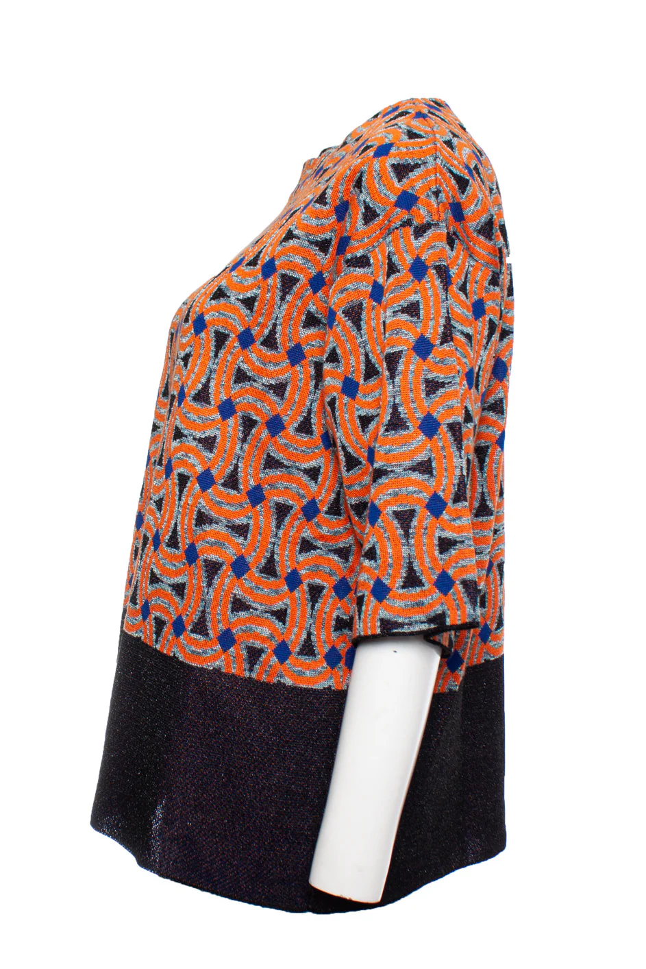 Women's Dries van Noten Geometric lurex top - Image 4