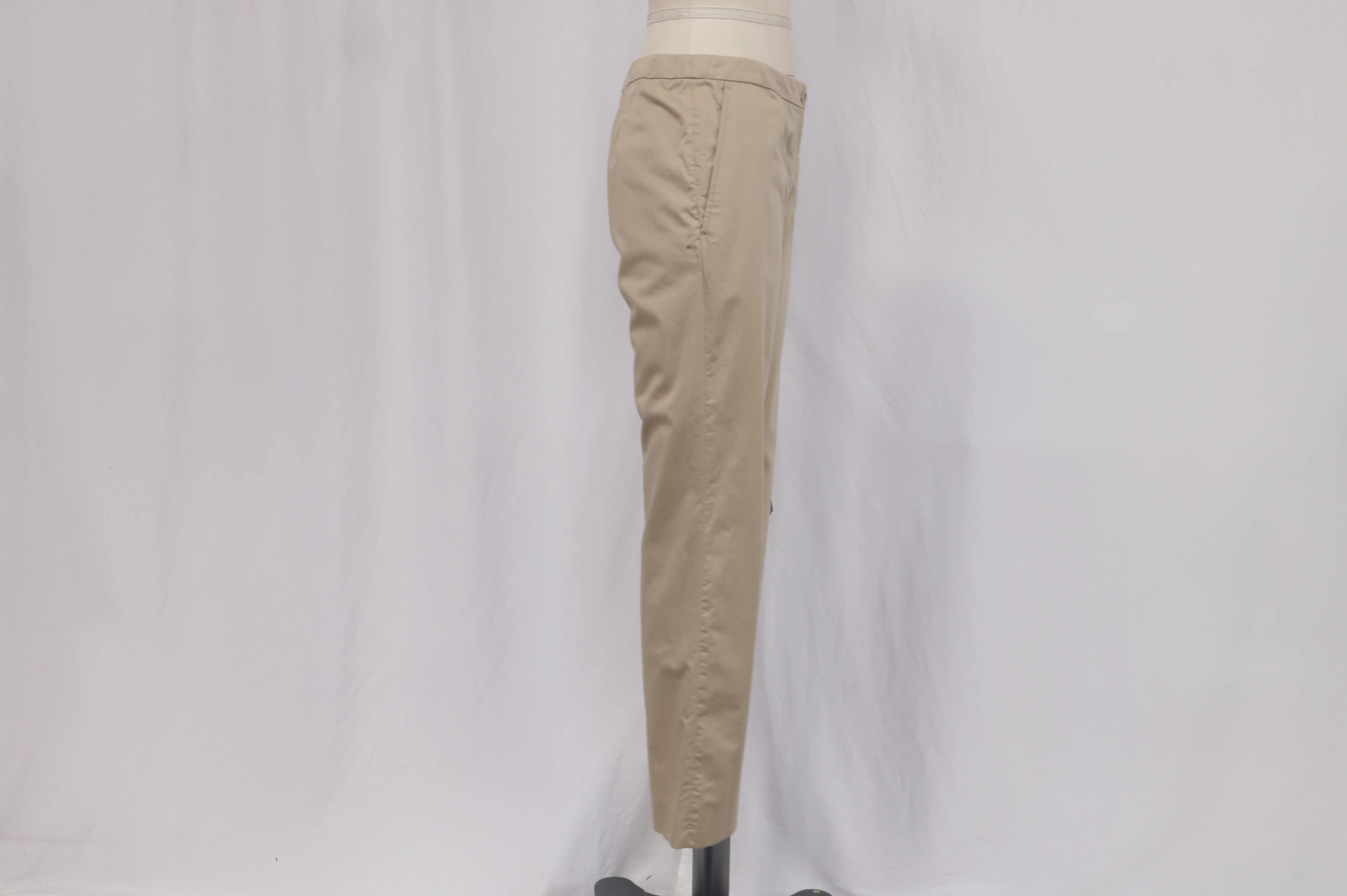 Women's Dries Van Noten Straight-Leg Trousers in Beige Cotton - Image 6