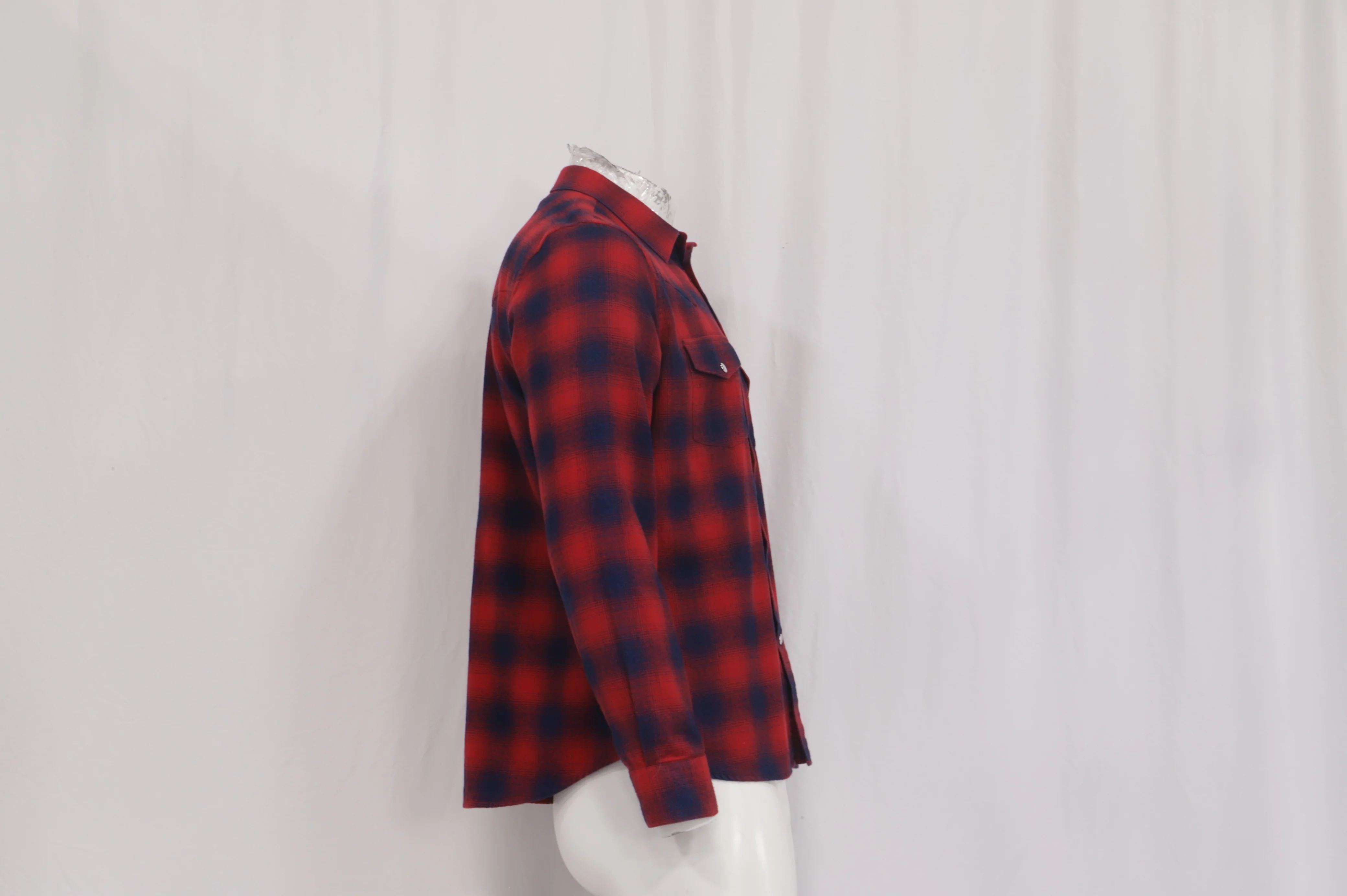 Men's Givenchy Button-Down Plaid Flannel Shirt in Multicolor Cotton - Image 10