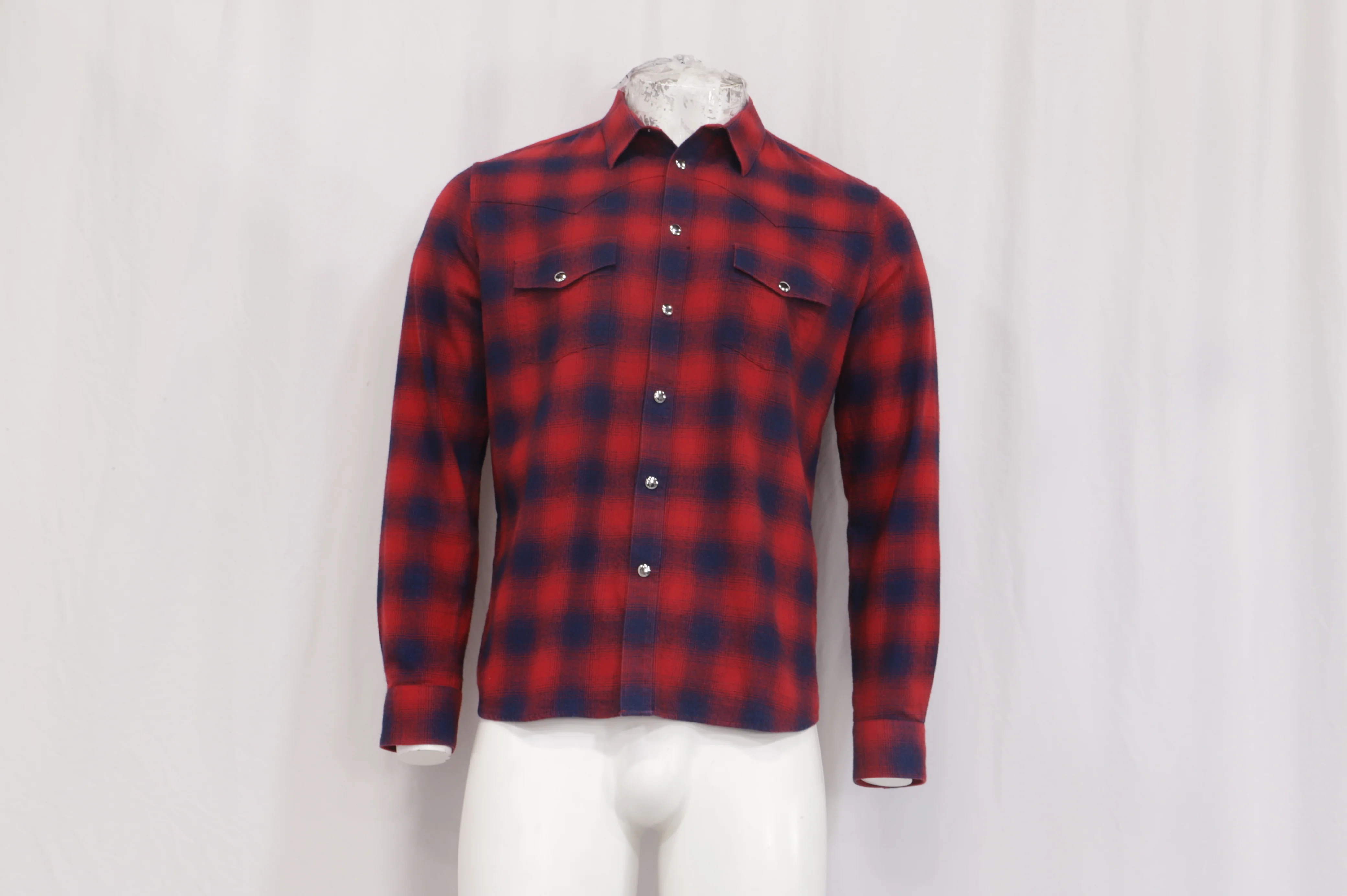 Men's Givenchy Button-Down Plaid Flannel Shirt in Multicolor Cotton - Image 8