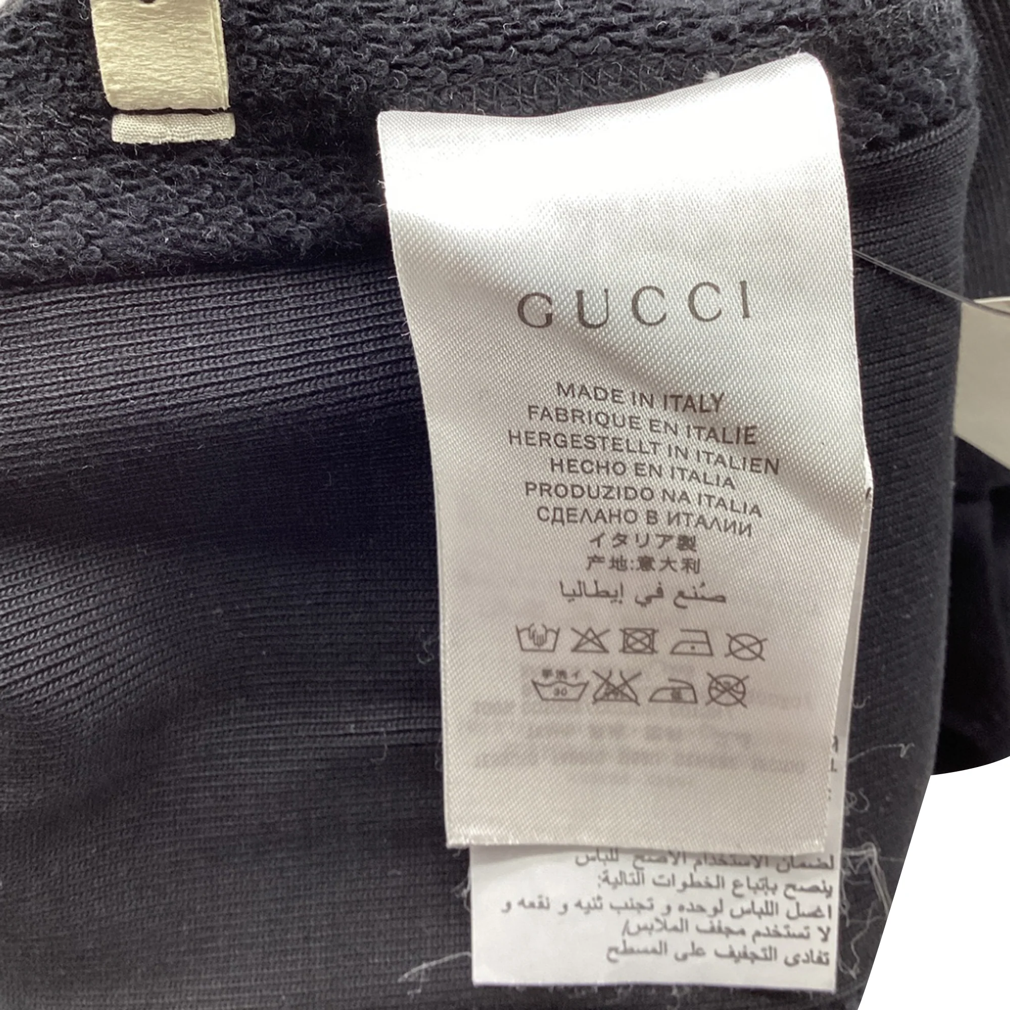 Men's Gucci AC-DC Printed Sweatshirt in Black Cotton - Image 6