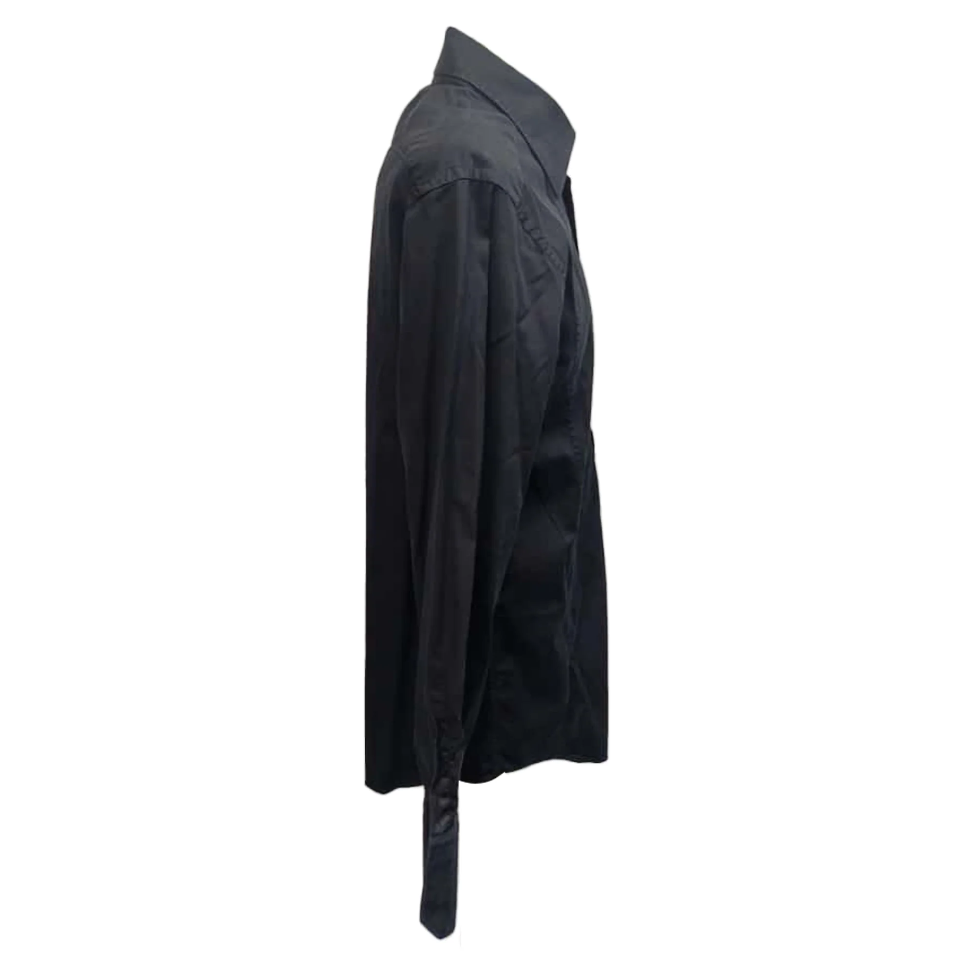 Men's Gucci Button Down Shirt in Black Cotton - Image 2