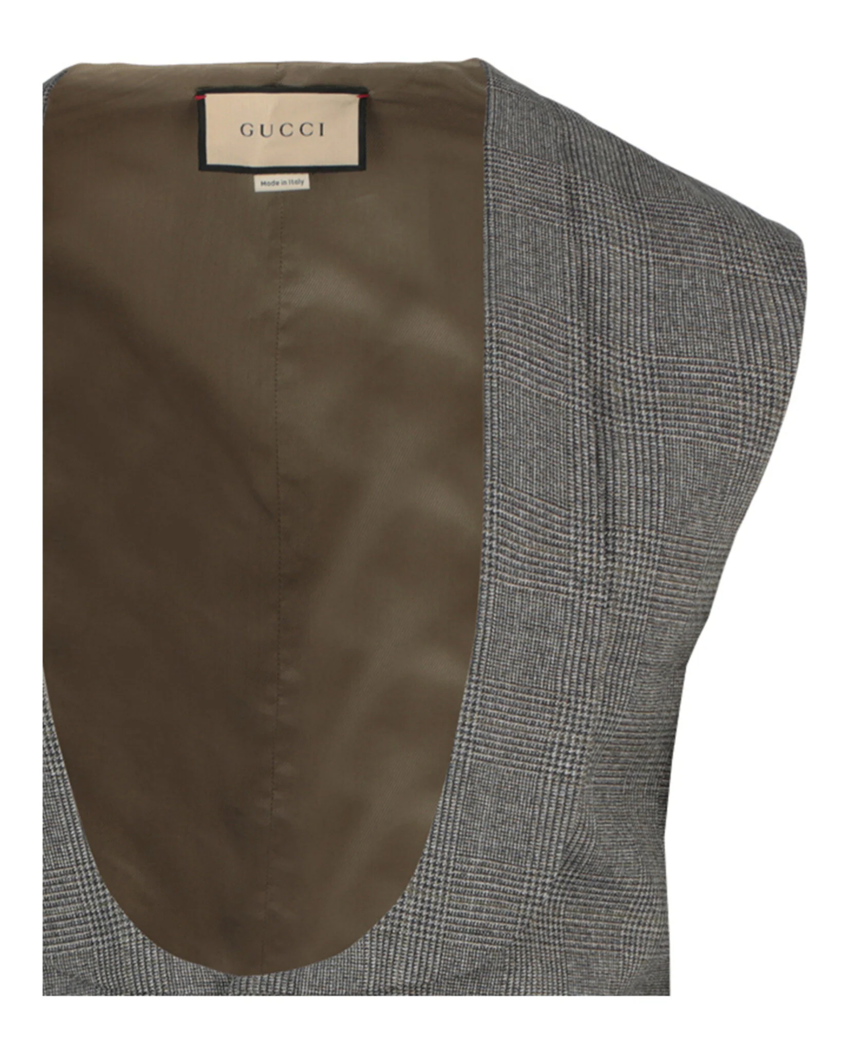 Men's Plaid Tailored Vest - Image 3