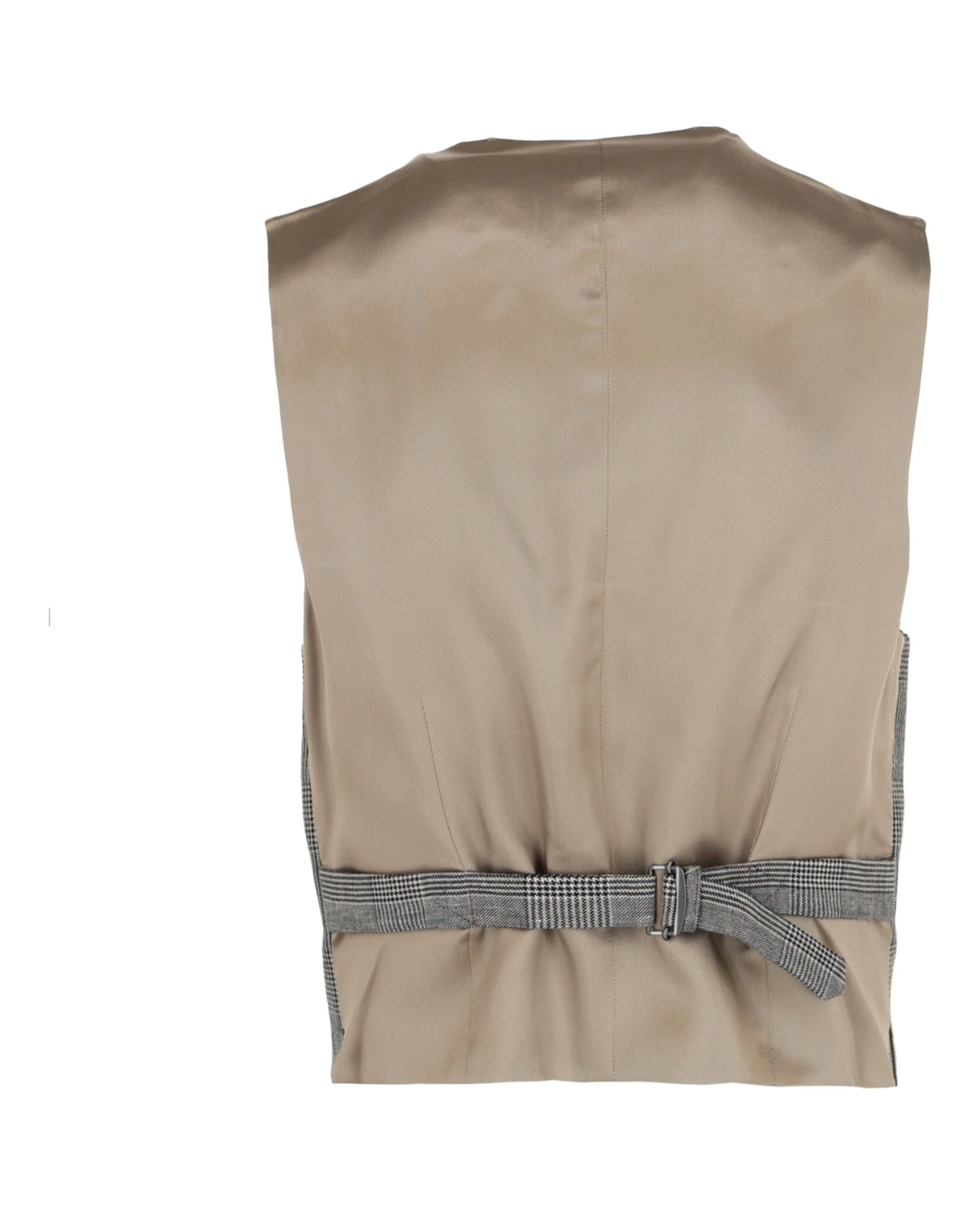 Men's Wool Blend Plaid Vest - Image 2