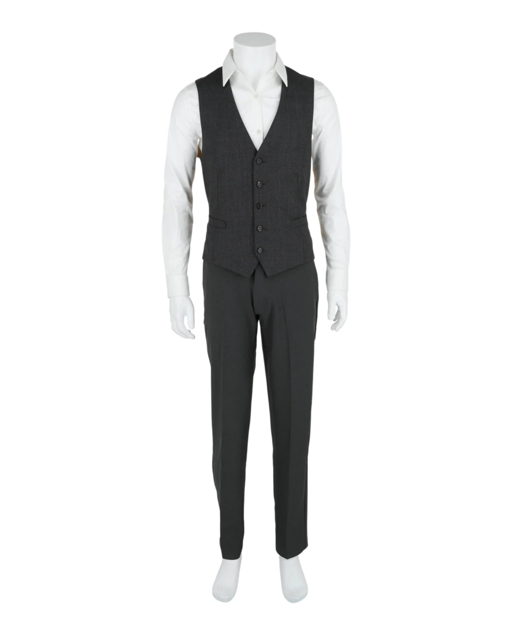Men's Wool Tailored Vest - Image 4