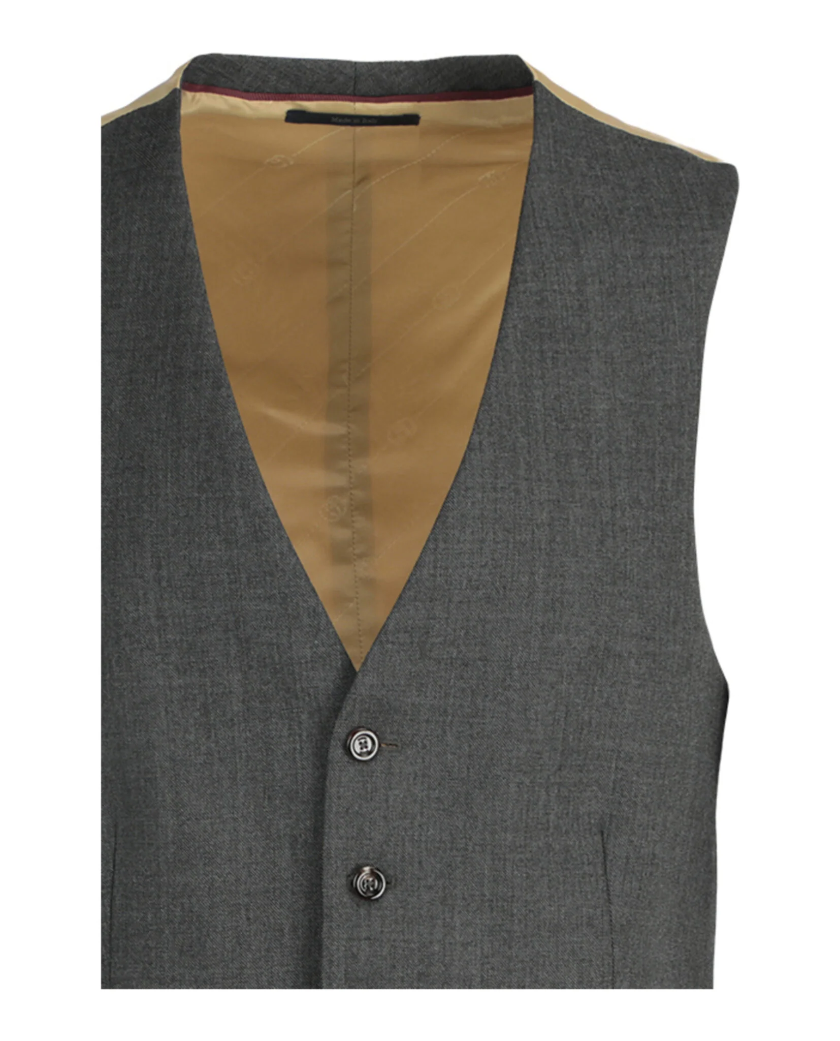 Men's Wool Tailored Vest - Image 3