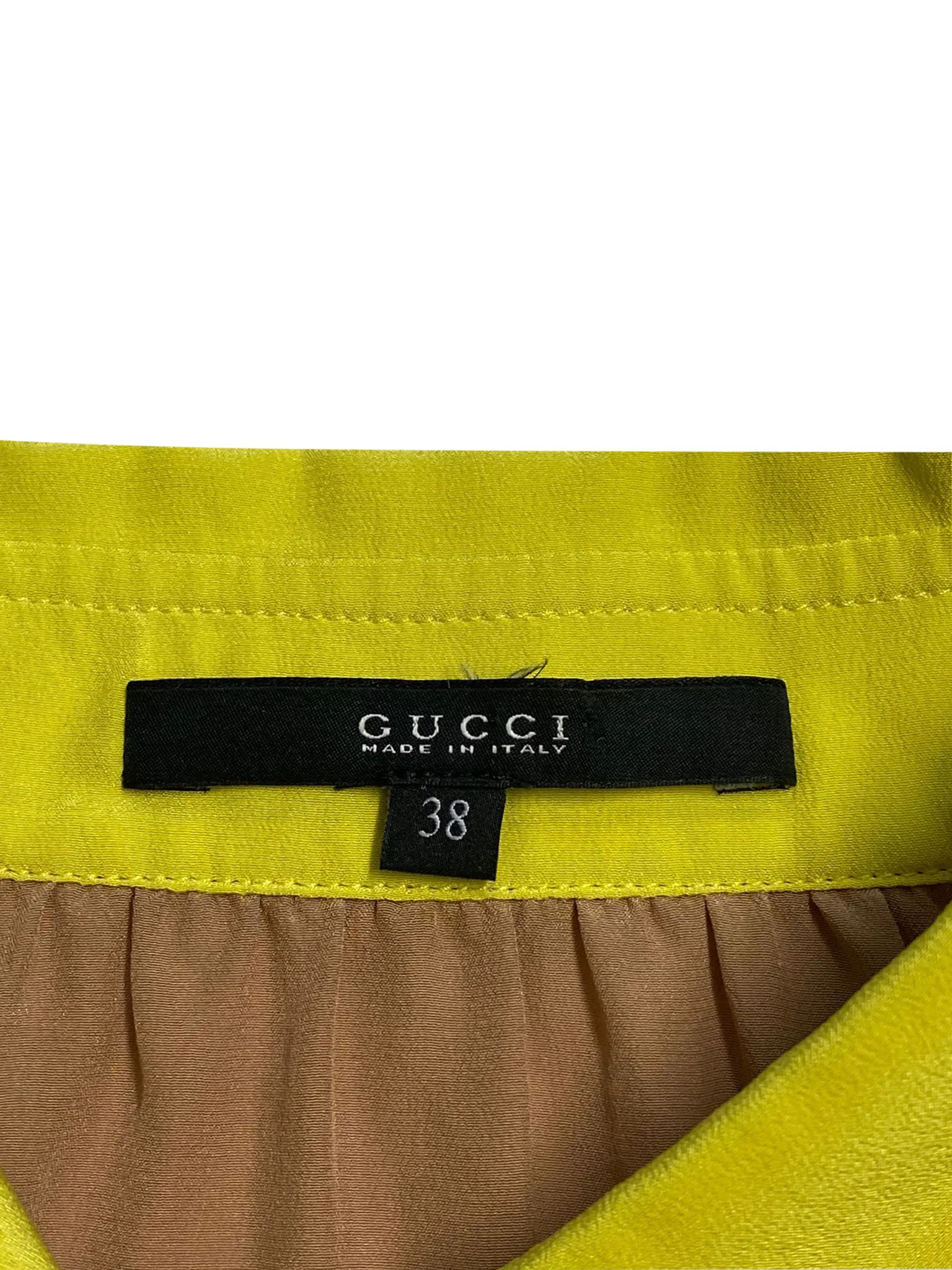 Women's Gucci Buttondown Shirt in Brown Silk - Image 4