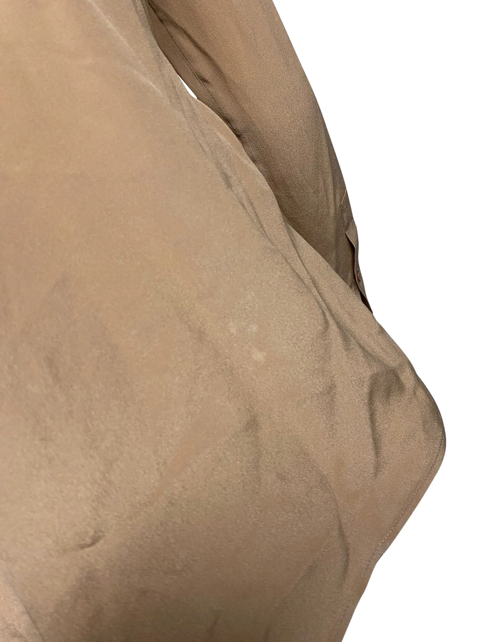 Women's Gucci Buttondown Shirt in Brown Silk - Image 6