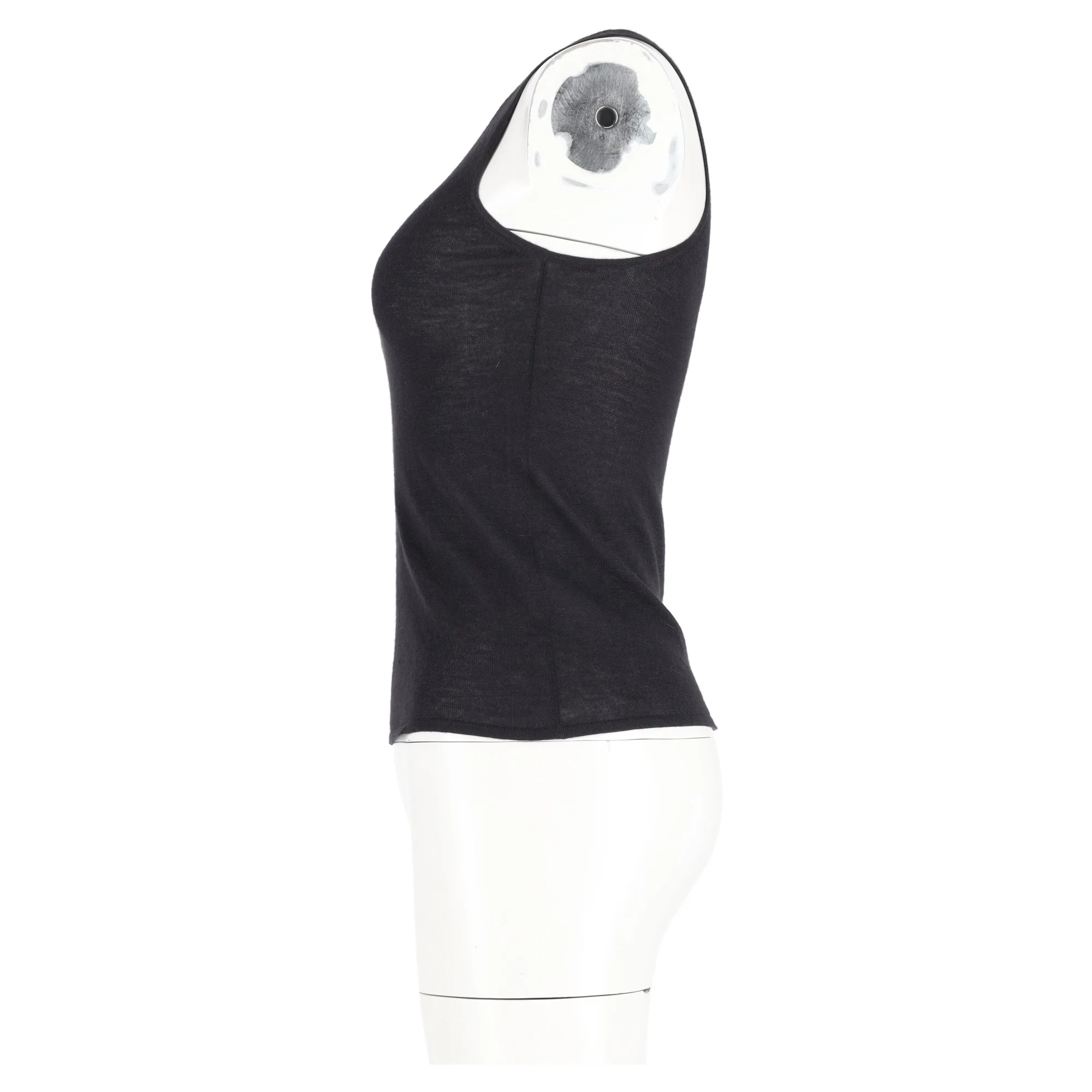 Women's Gucci Sleeveless Tank Top in Grey Cashmere - Image 5