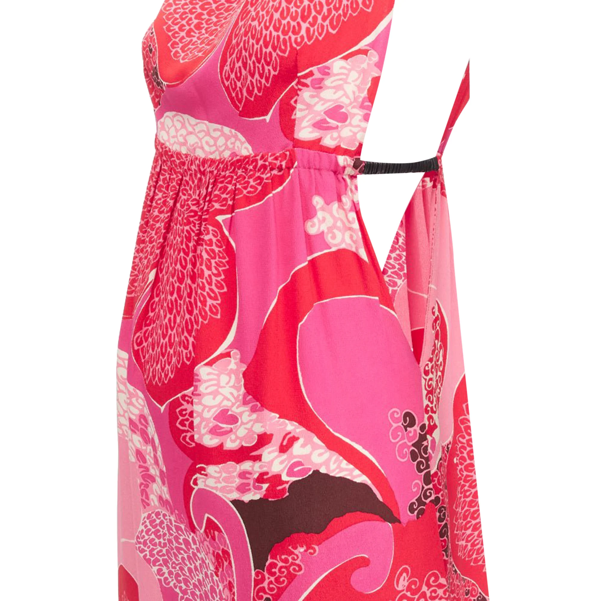 Women's Gucci Tom Ford floral cutout leather strap dress - Image 2