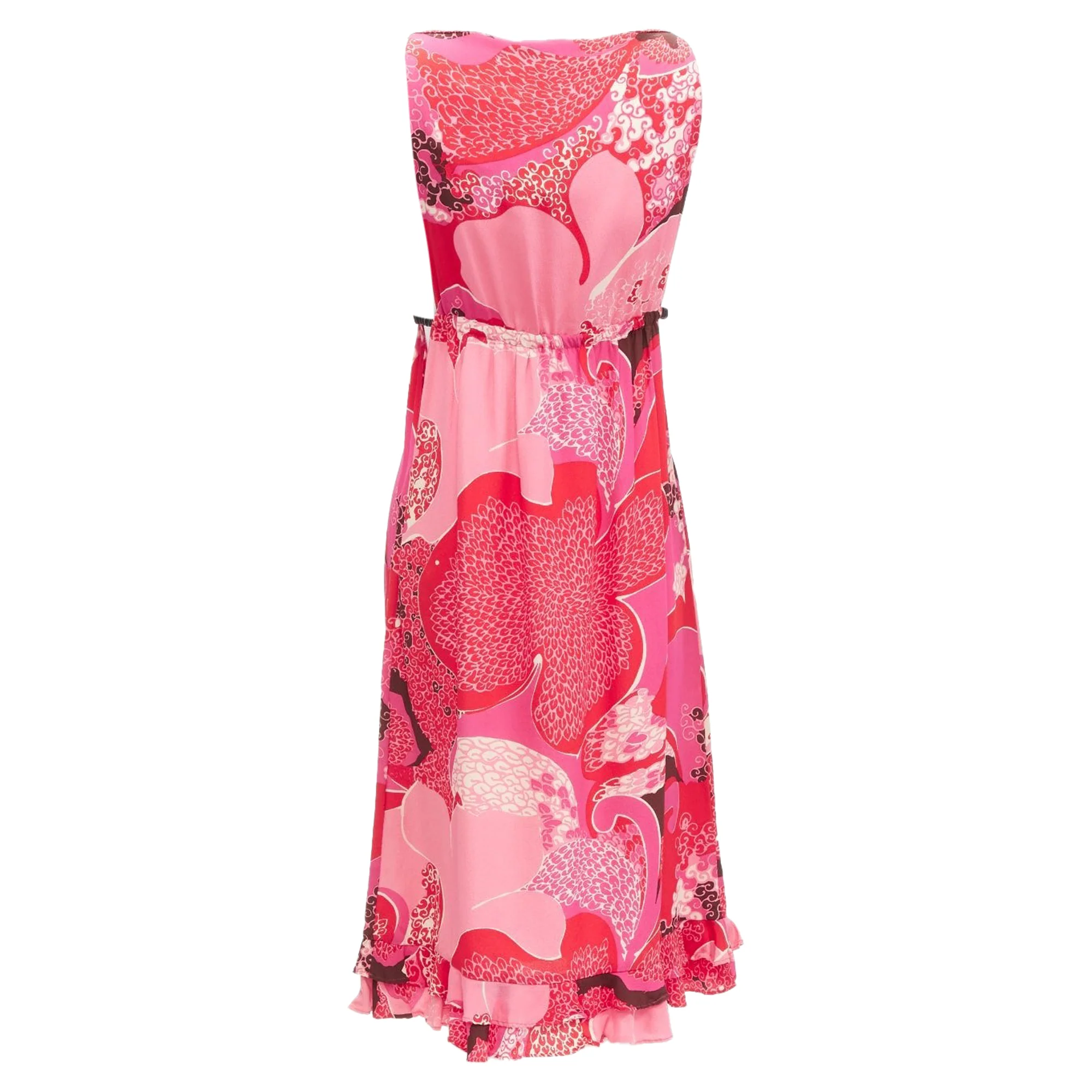 Women's Gucci Tom Ford floral cutout leather strap dress - Image 5