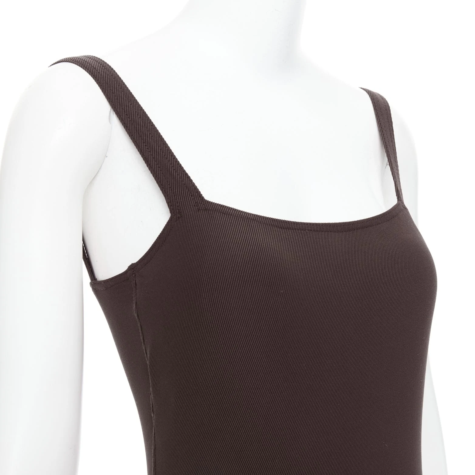 Women's Hermes Martin Margiela twill jersey one piece bodysuit - Image 8