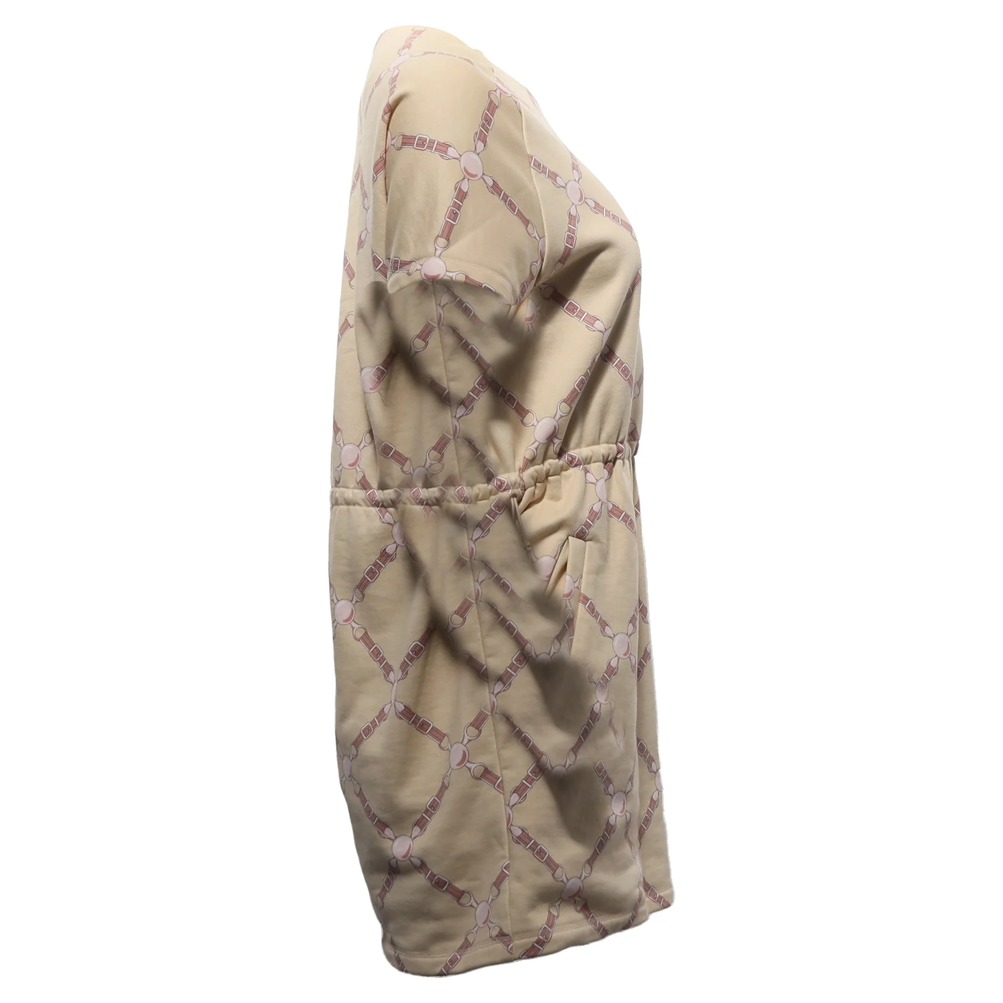 Women's Hermès Zipped Mini Dress in Multicolor Cotton - Image 3
