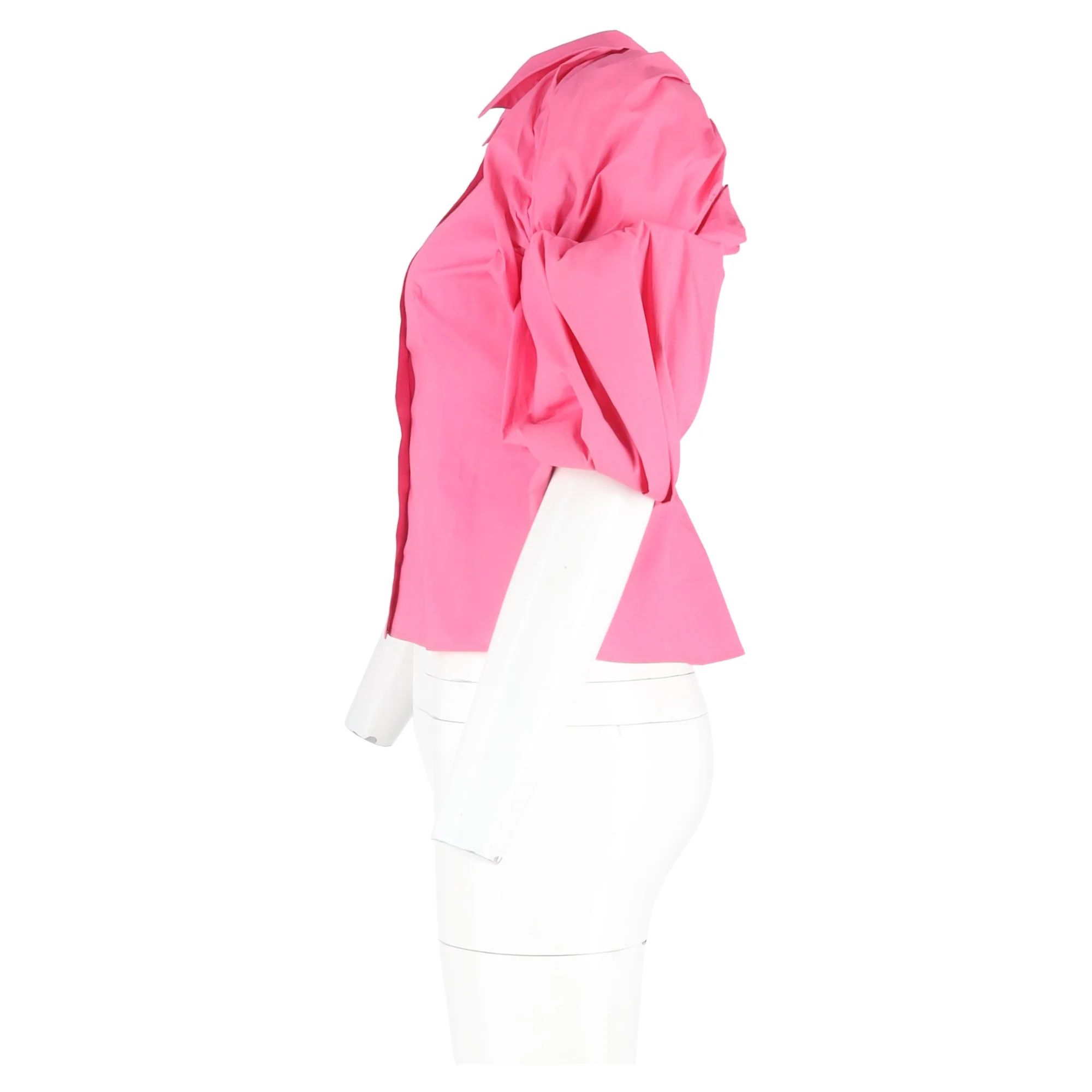Women's Jacquemus La Chemise Maraca Shirt in Pink Cotton - Image 5