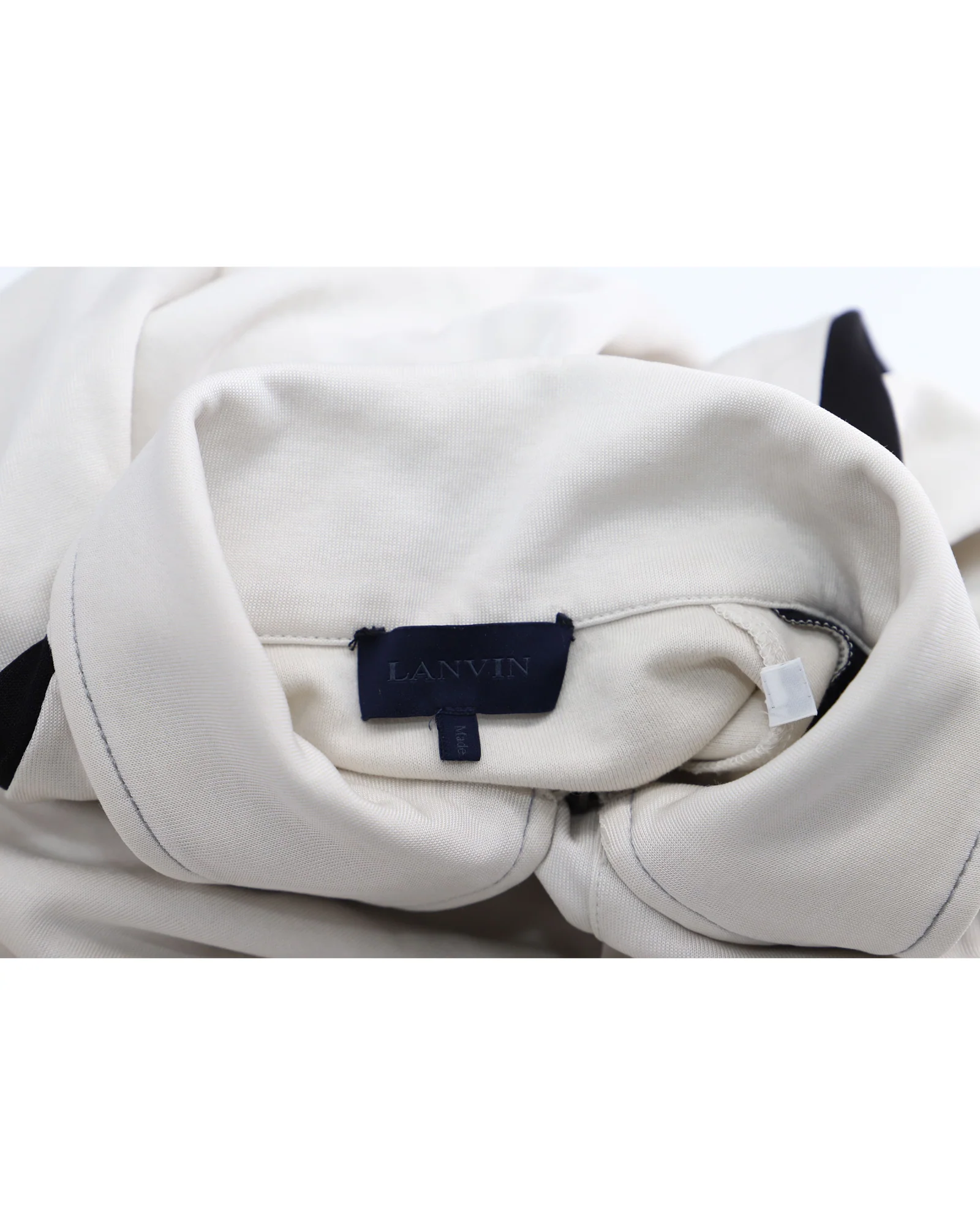 Men's Lanvin Track Jacket in Beige Cotton - Image 3