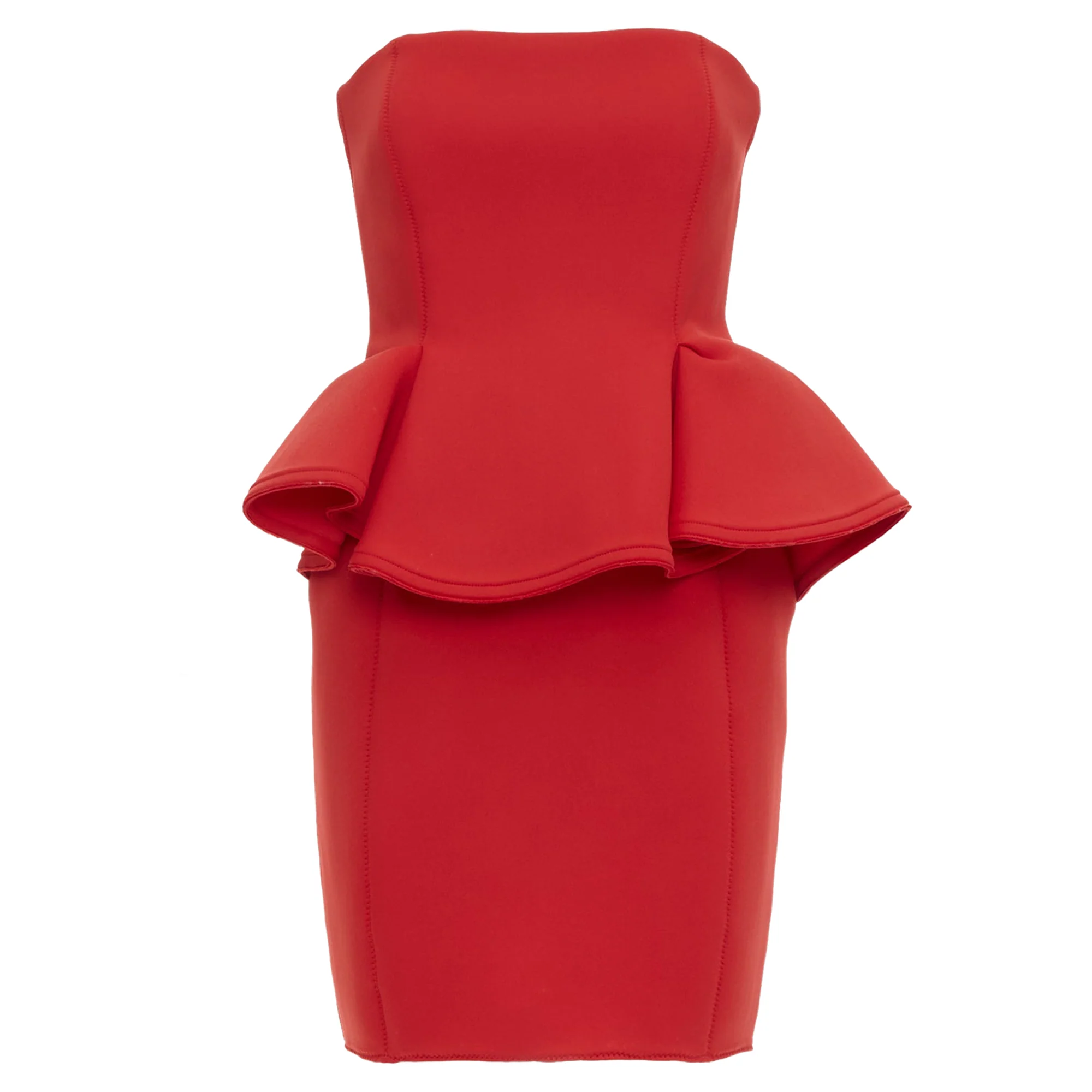 Women's Lanvin Alber Elbaz signature strapless zip dress - Image 3