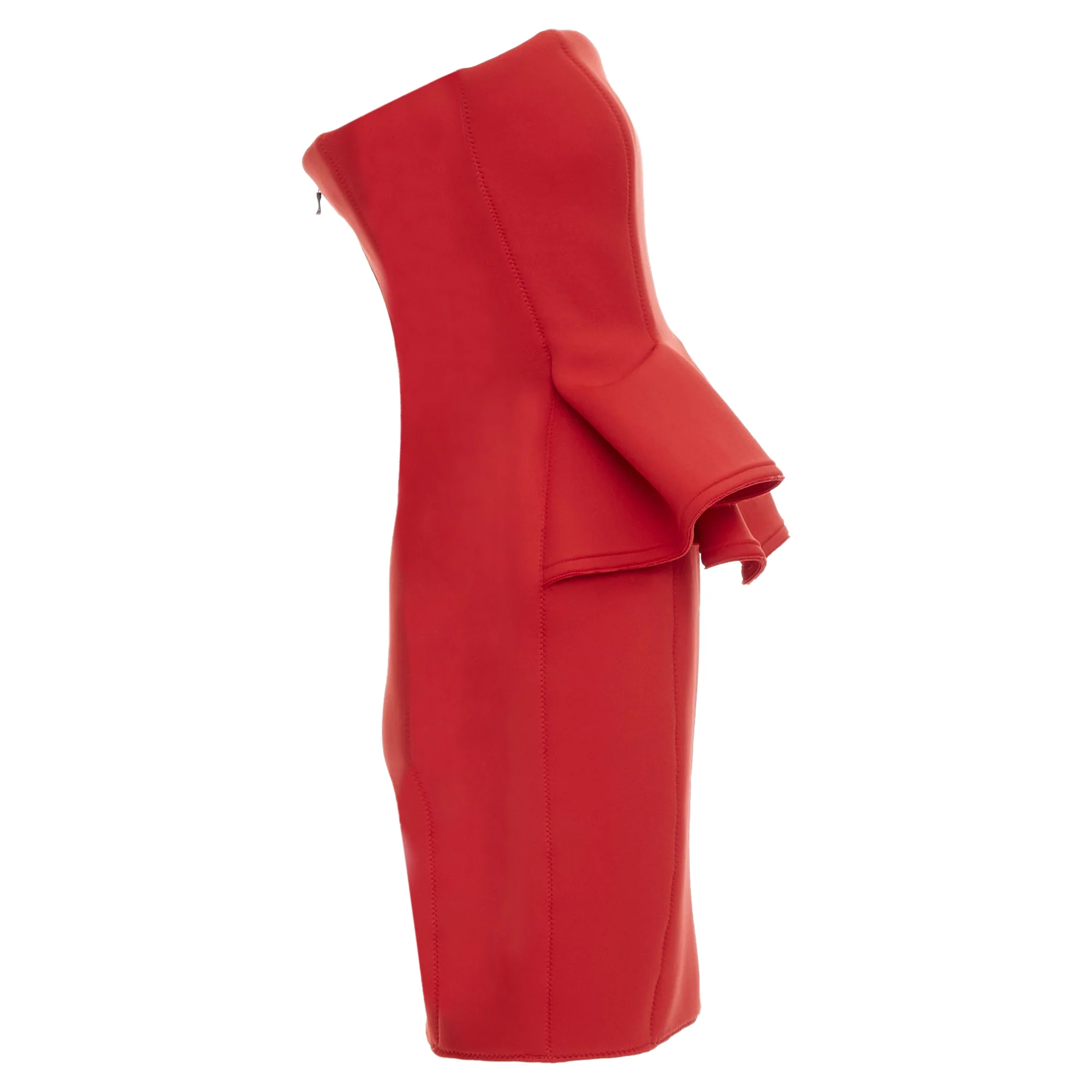 Women's Lanvin Alber Elbaz signature strapless zip dress - Image 4
