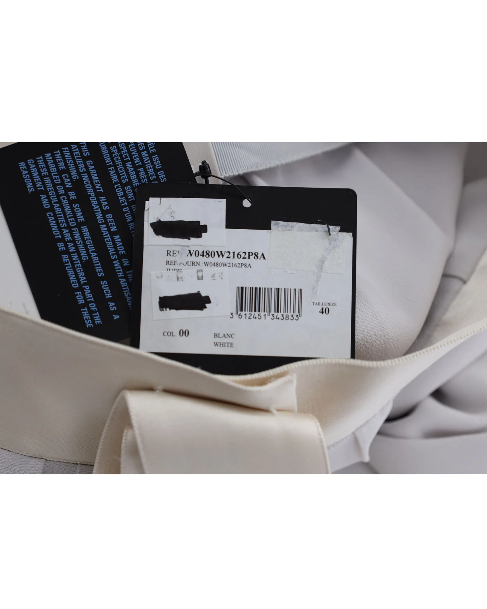 Women's Lanvin Bow Detail Maxi Skirt in Grey Acetate - Image 4
