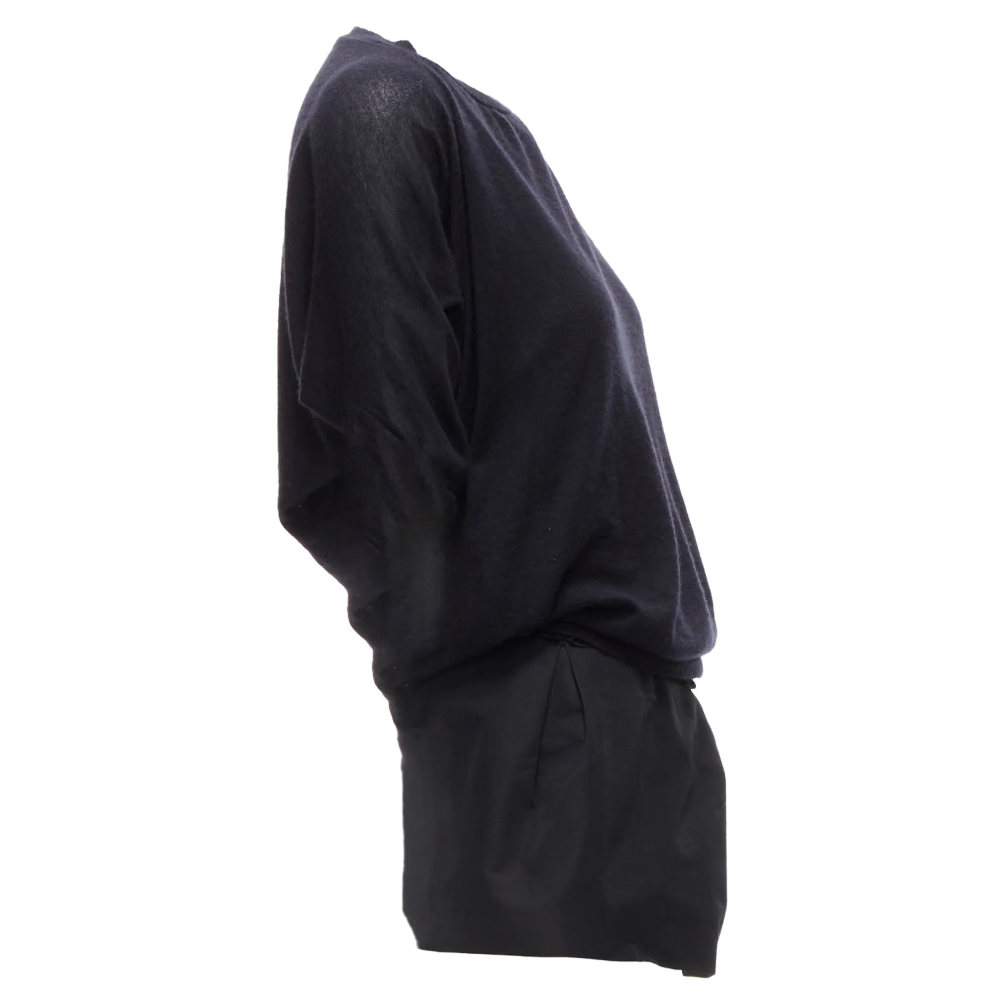 Women's Lanvin cashmere silk layer tunic top - Image 4