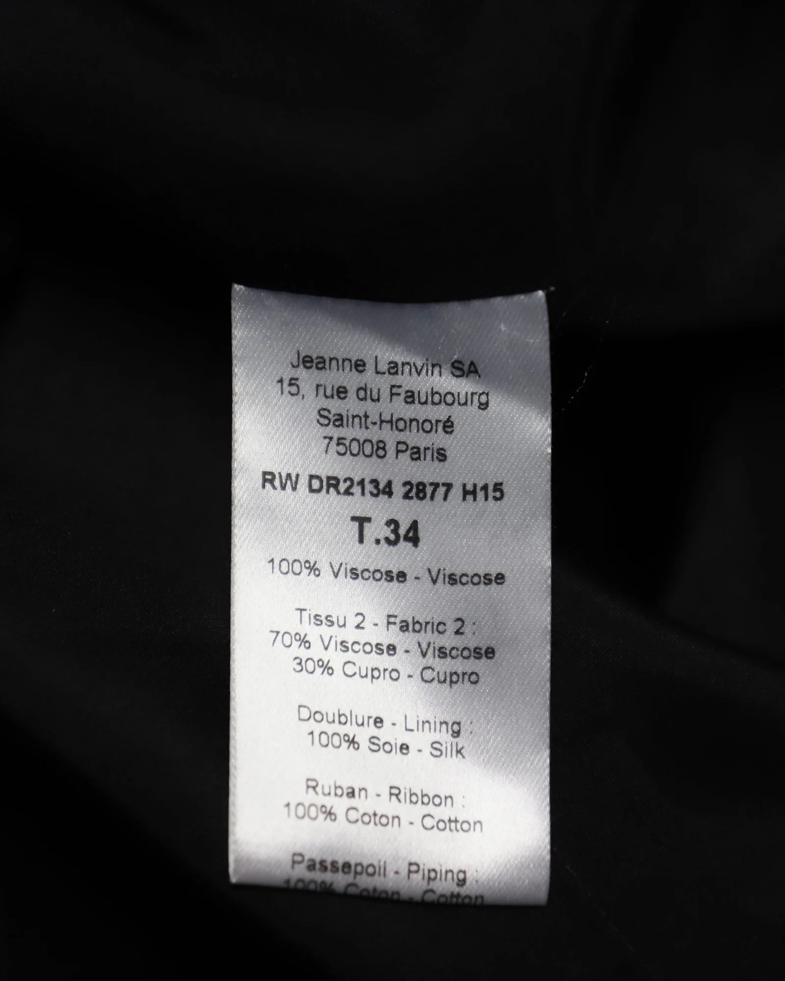 Women's Lanvin Mini Dress in Grey Viscose - Image 8