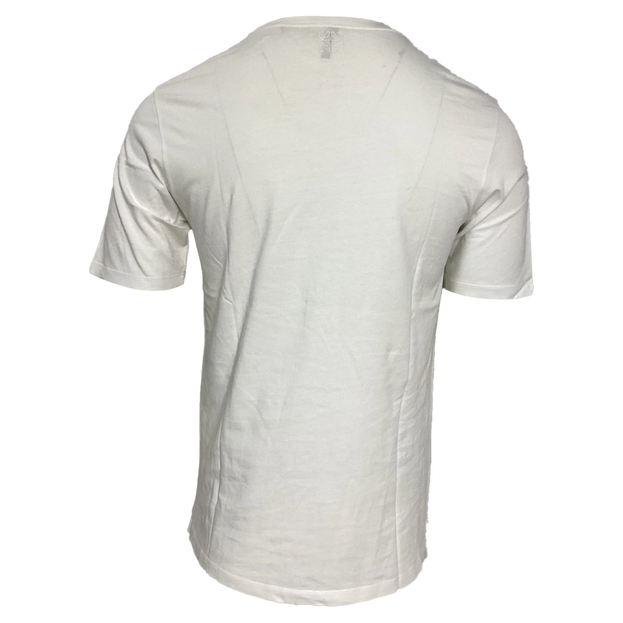 Men's Loewe Fire of Youth T-Shirt in White Cotton - Image 3