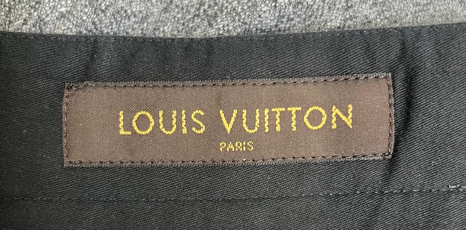 Men's Louis Vuitton Straight0Leg Trousers in Grey Cotton - Image 10
