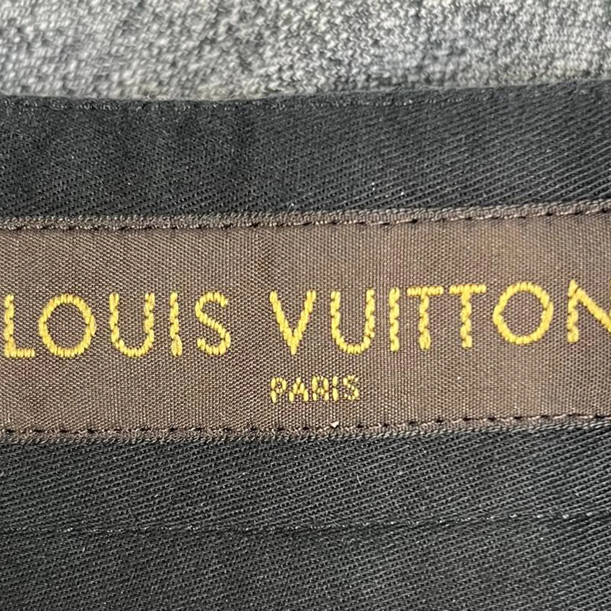 Men's Louis Vuitton Straight0Leg Trousers in Grey Cotton - Image 5