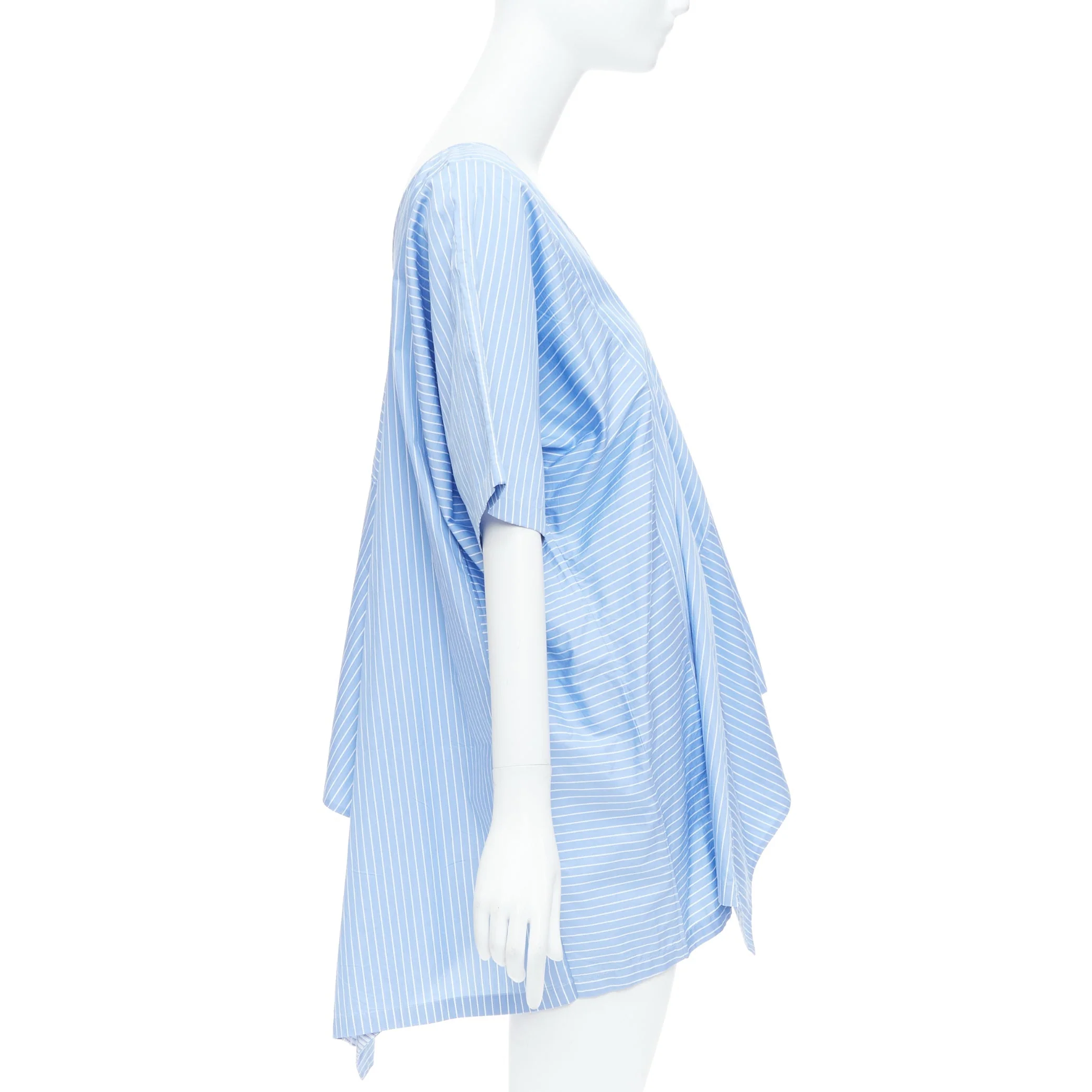 Women's Maison Margiela Cotton Striped Deconstructed Half Cami Top - Image 10