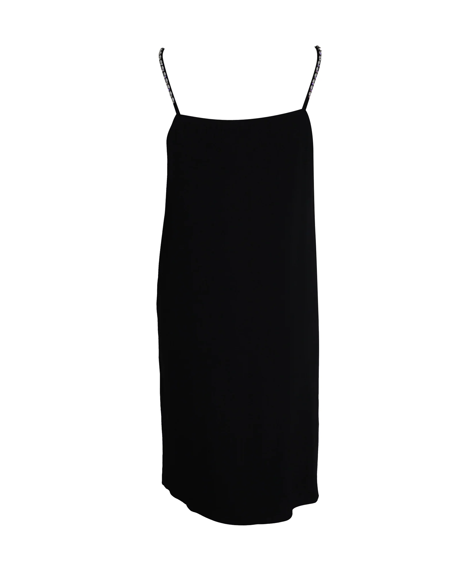Women's Maison Margiela Sleeveless V-Neck Dress in Black Acetate - Image 3