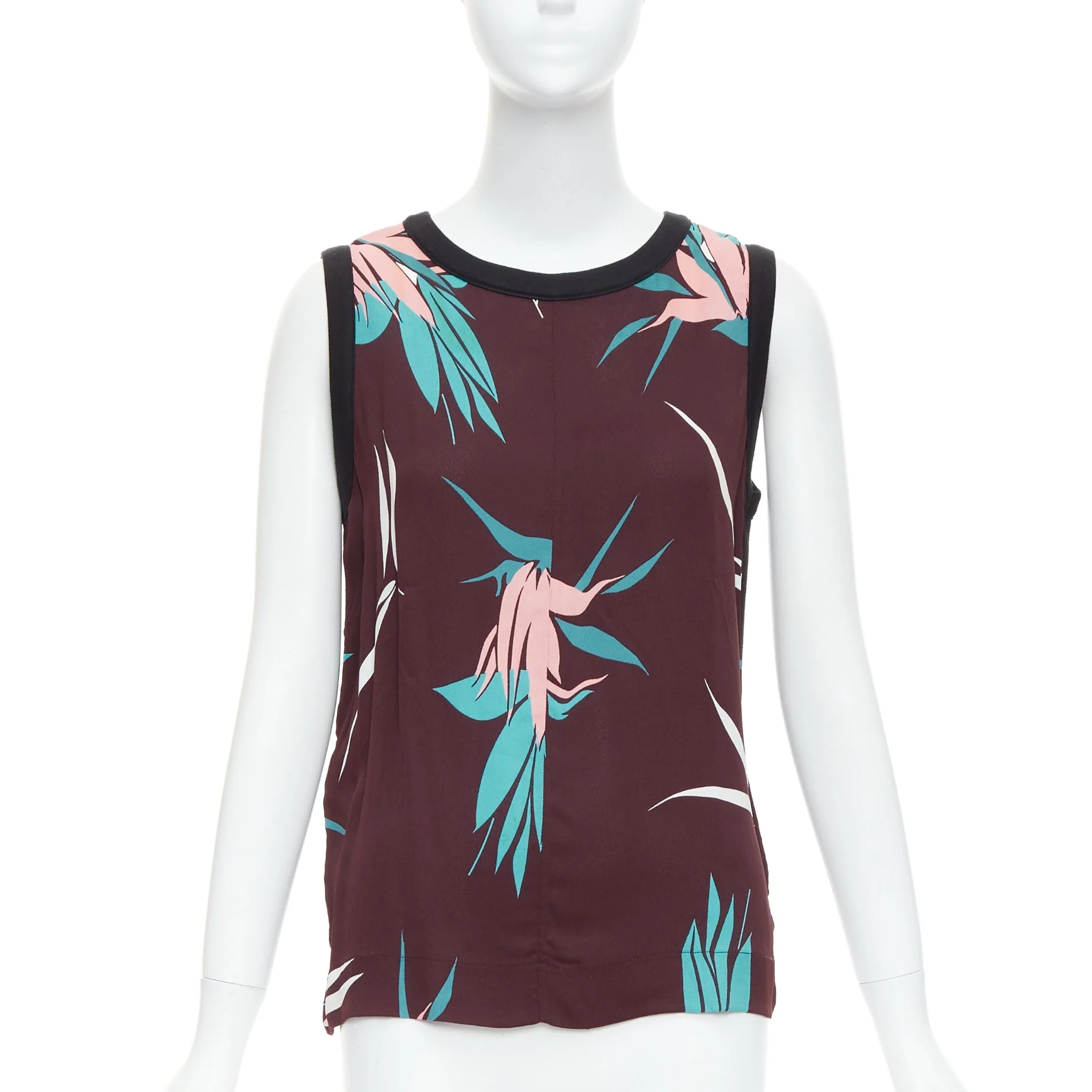 Women's Marni cotton blend tropical floral tank top - Image 7
