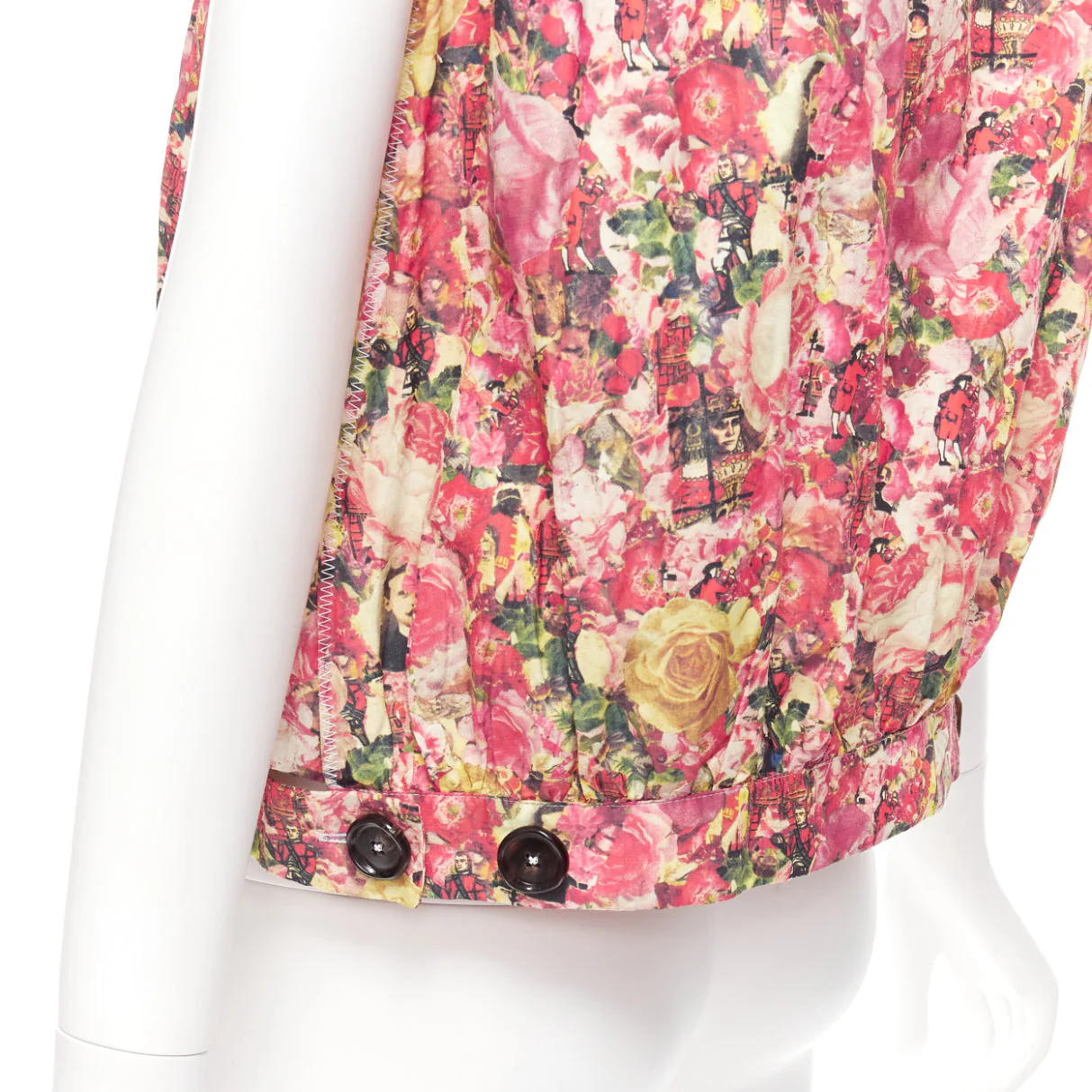 Women's Marni floral print button boxy vest top - Image 8