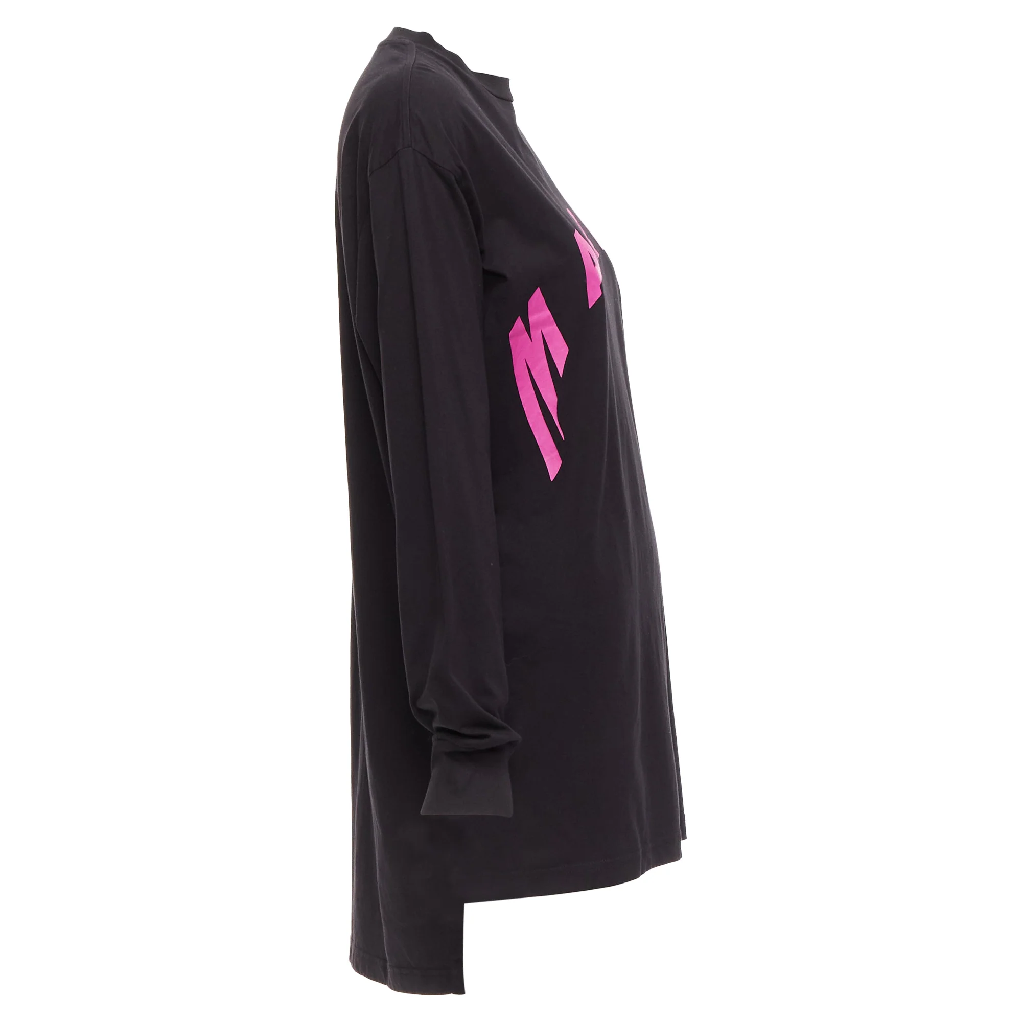 Women's Marni logo print long sleeve crew neck sweater dress - Image 4