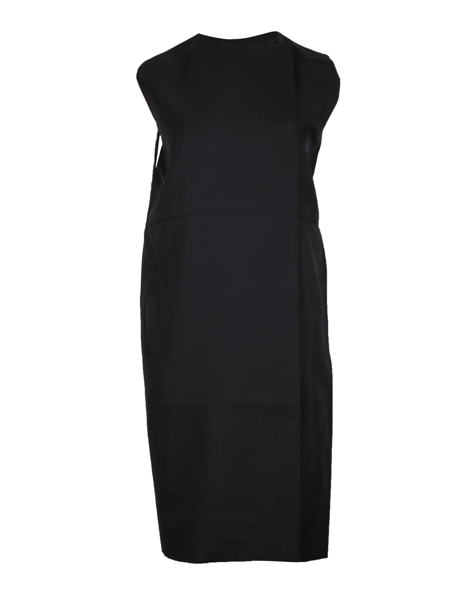 Women's Marni Sleeveless Knee-Length Dress in Black Polyester
