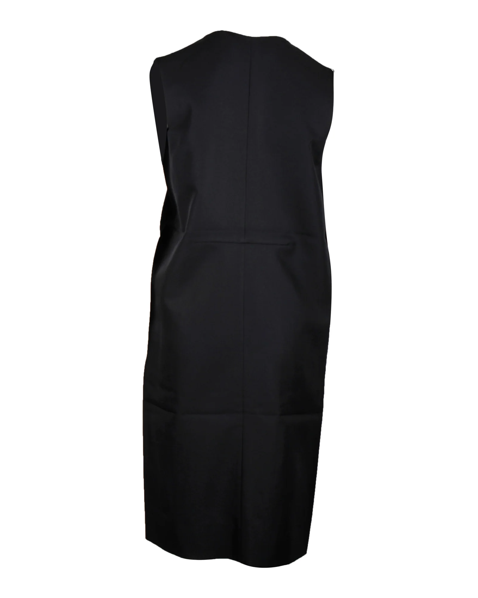 Women's Marni Sleeveless Knee-Length Dress in Black Polyester - Image 3