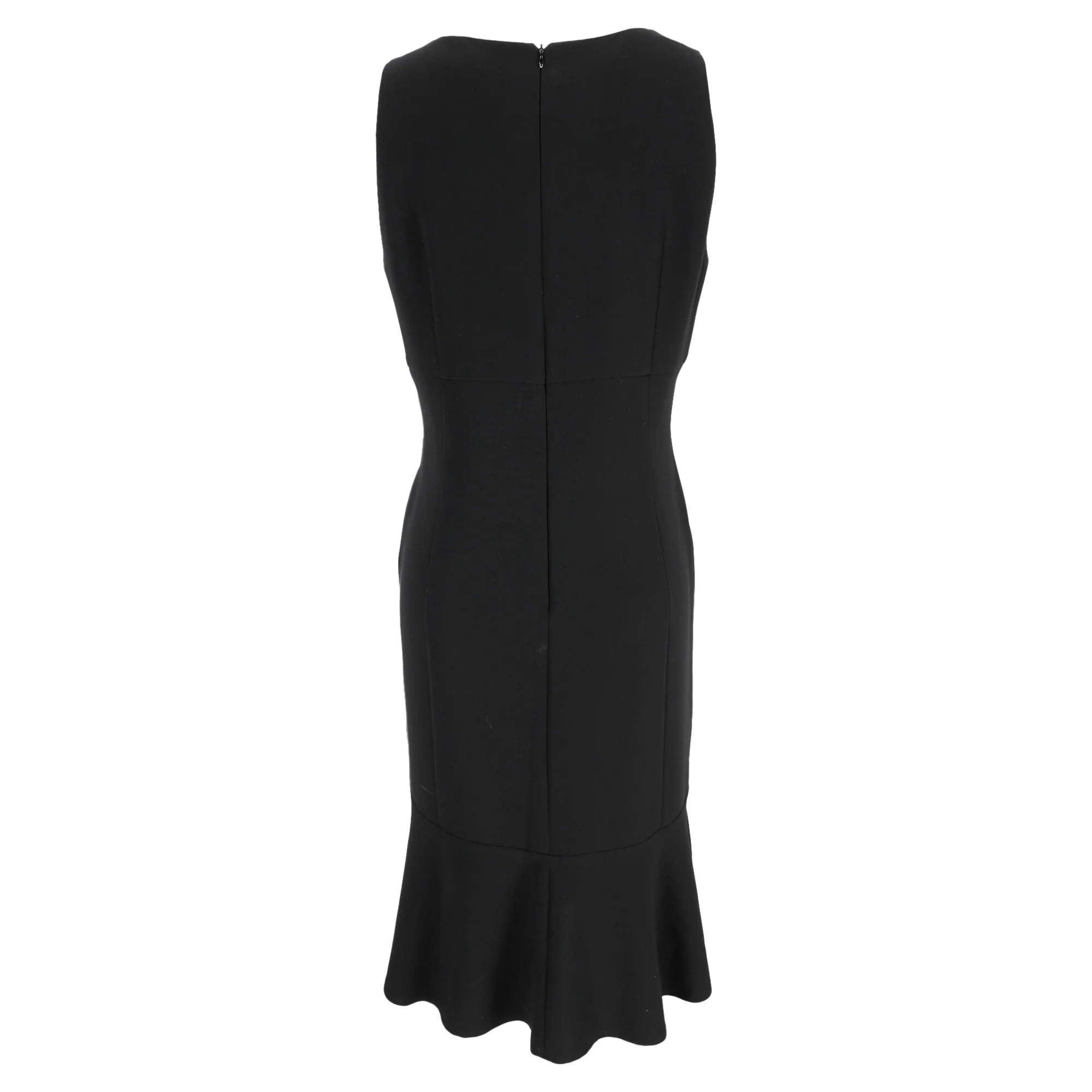 Women's Max Mara Midi Dress in Black Polyester - Image 3