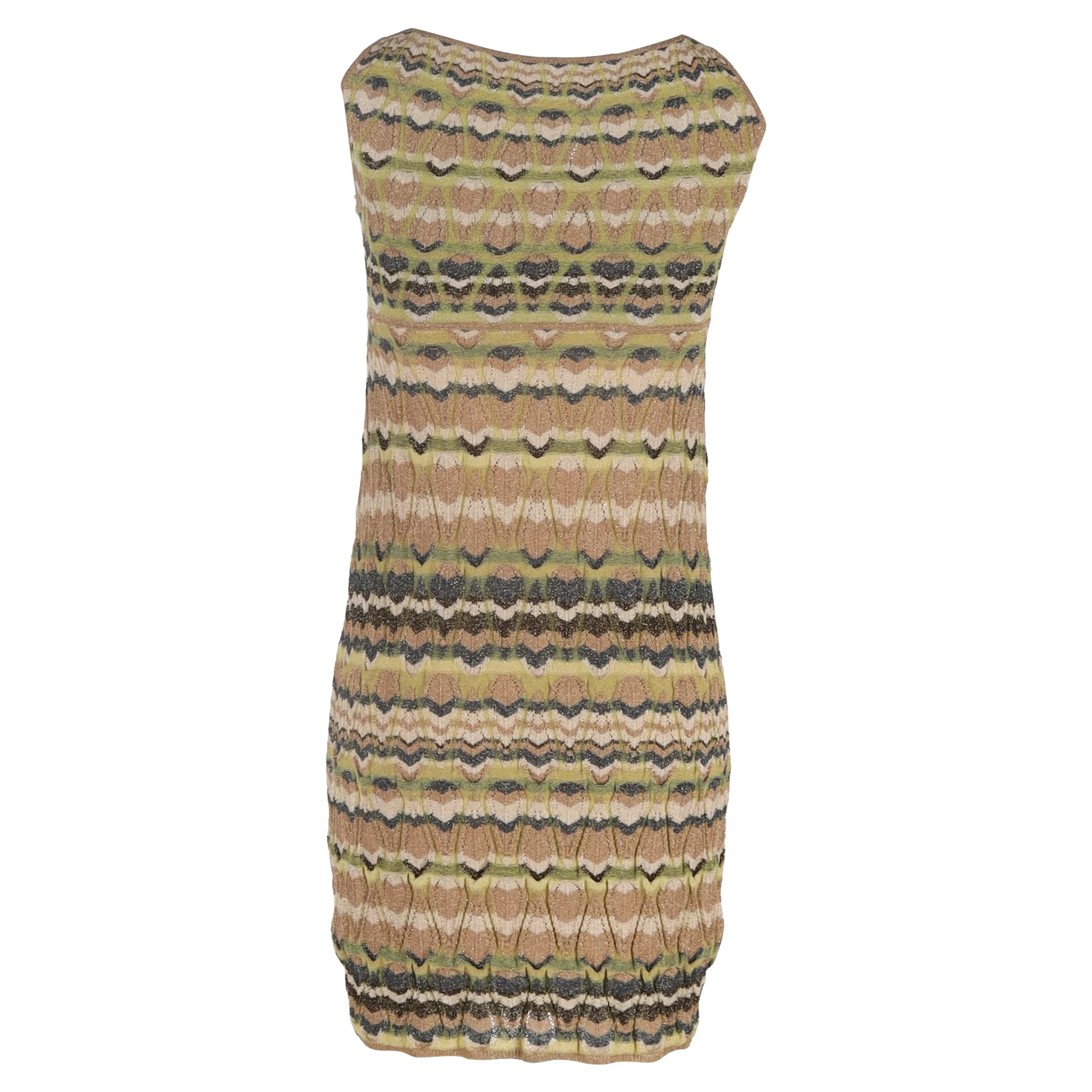 Women's M Missoni Cutout Mini Dress in Multicolor Viscose - Image 3