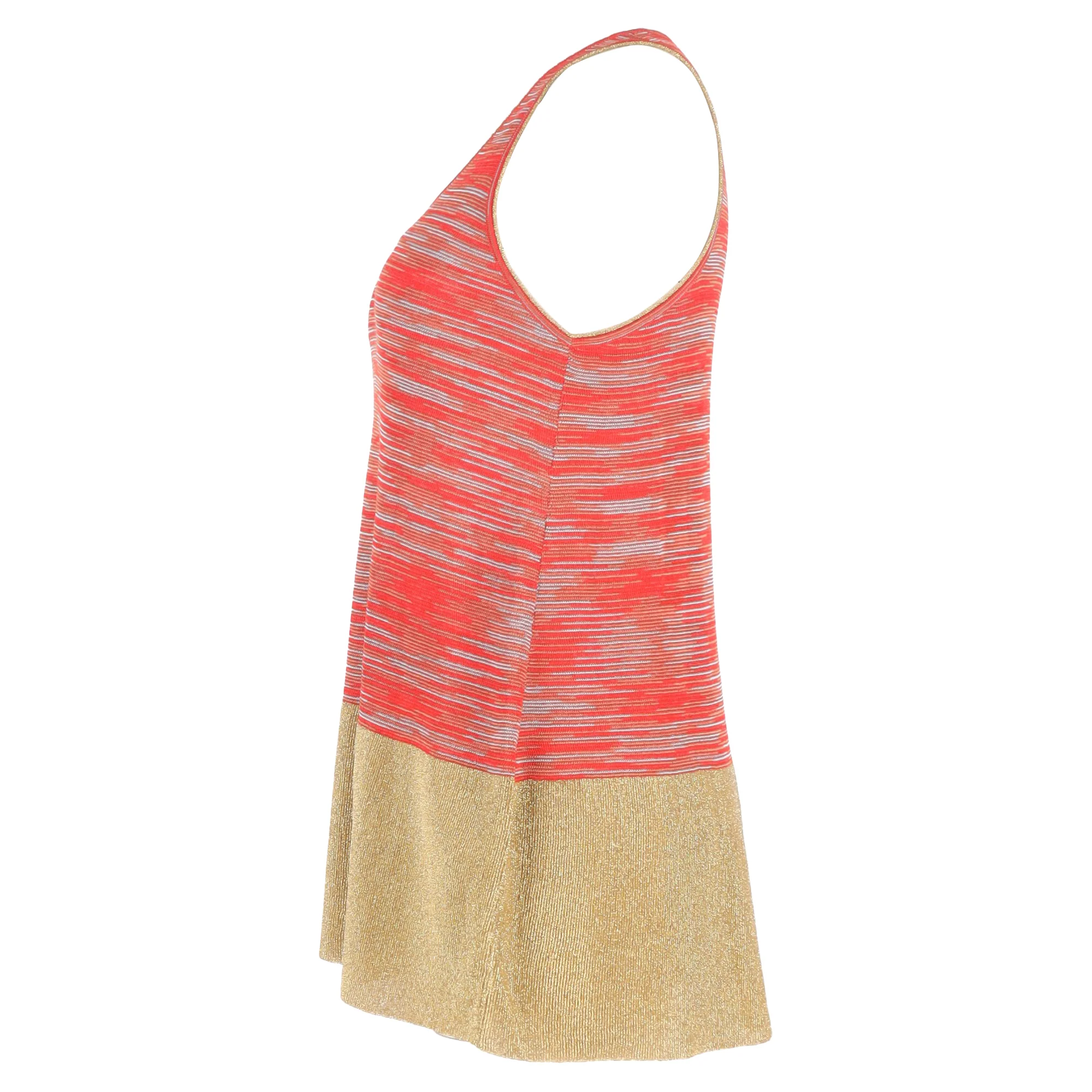 Women's M Missoni Knitted Tank Top in Multicolor Viscose - Image 2