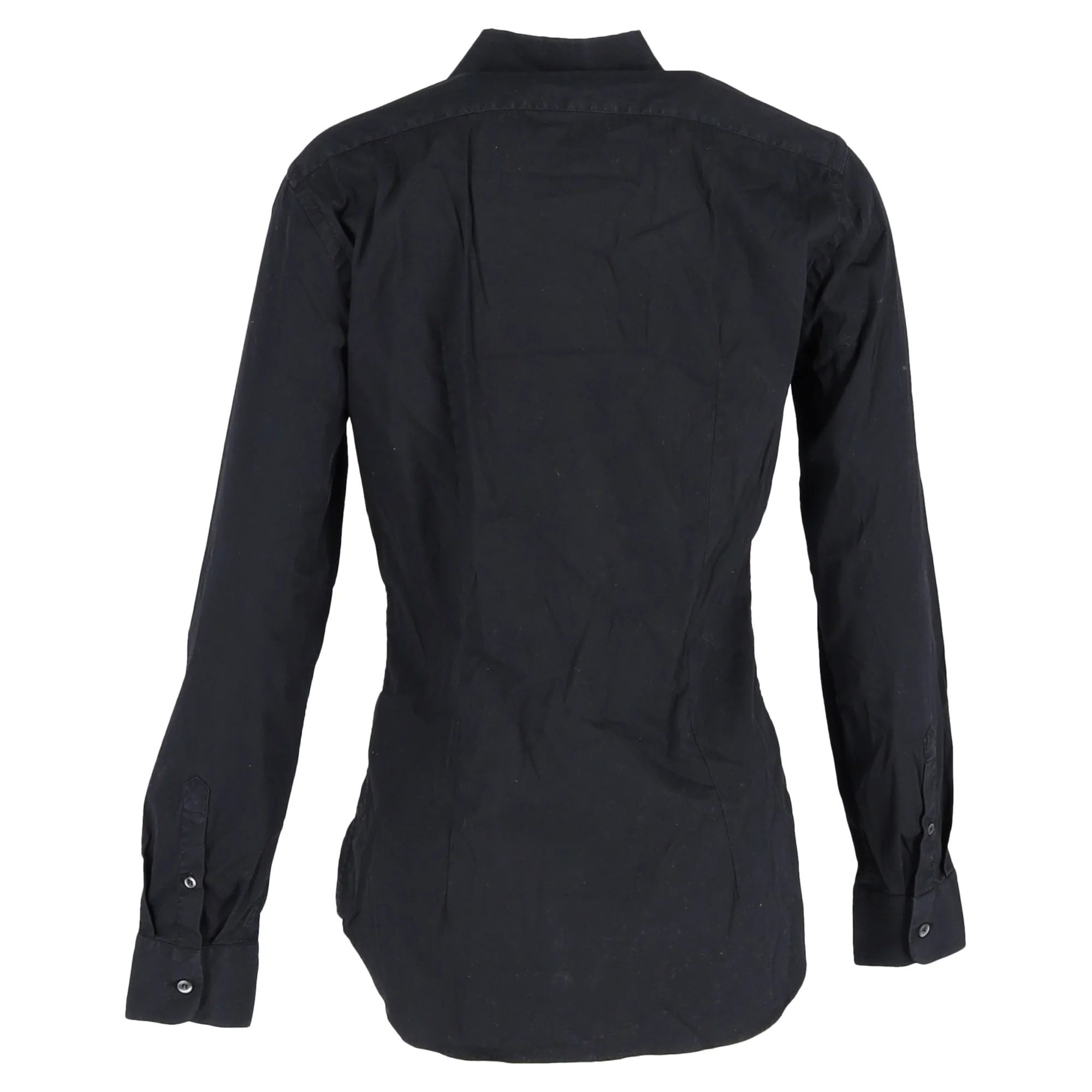 Women's Prada Button-Down Shirt in Black Cotton - Image 3