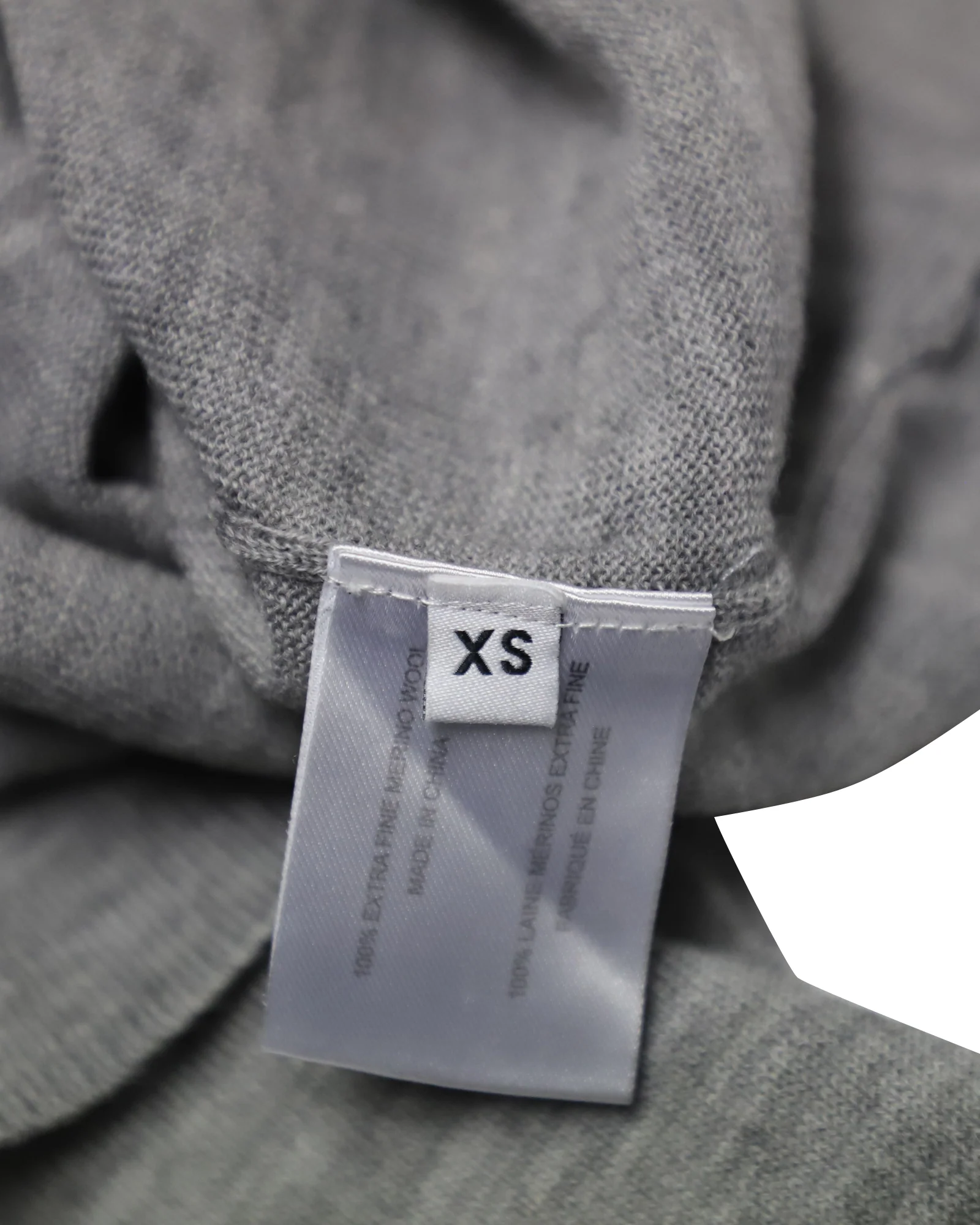 Women's Proenza Schouler Patch Sweater in Grey Wool - Image 7