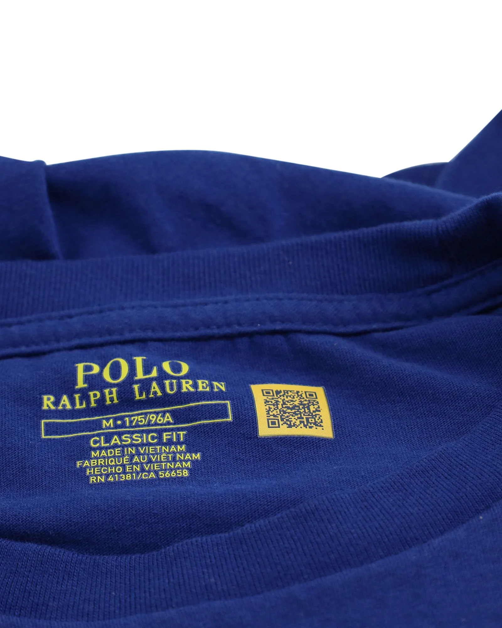 Men's Polo Ralph Lauren Long Sleeve T-shirt in Blue Cotton - Image 3