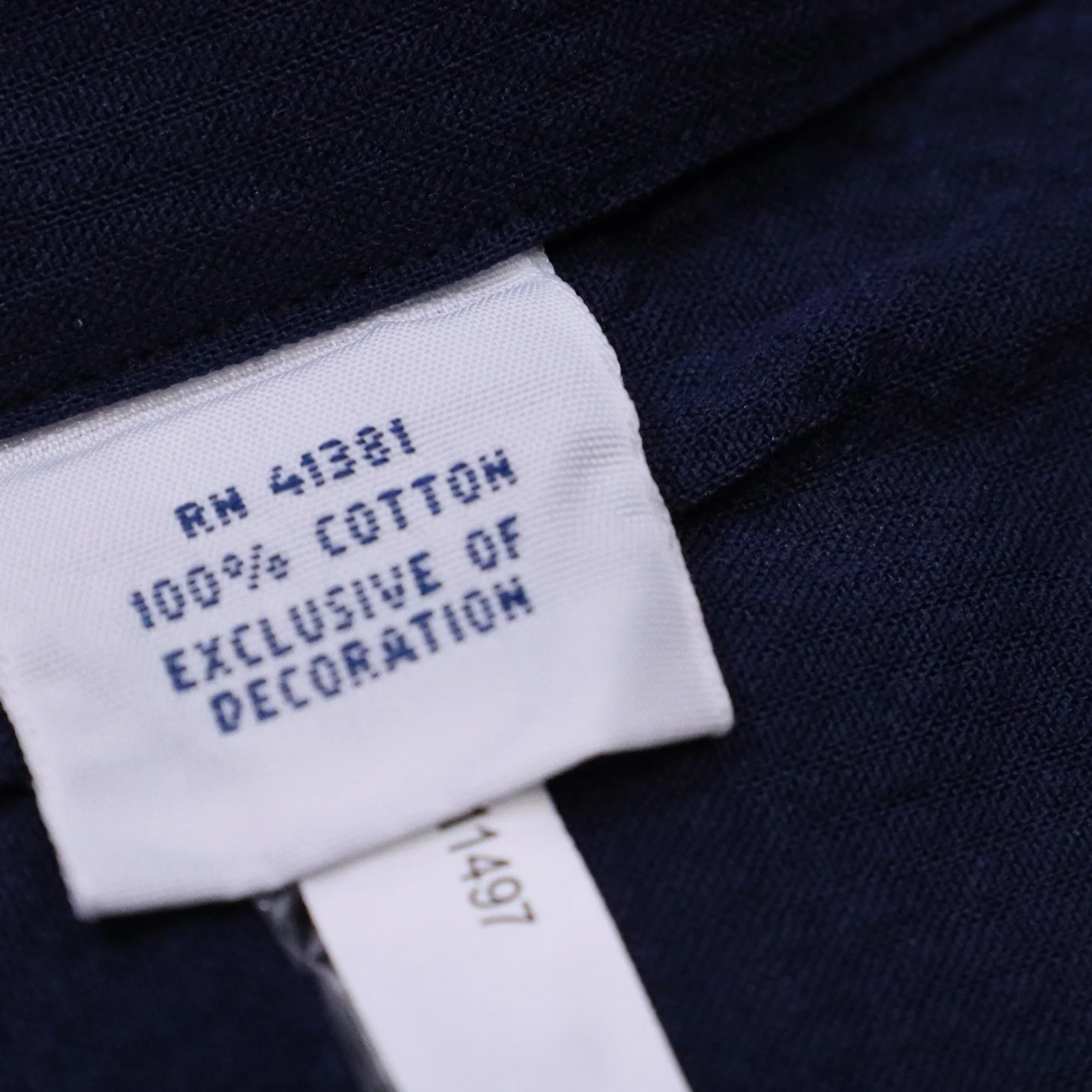 Men's Ralph Lauren Pony-Embroidered Short Sleeve Shirt in Navy Blue Cotton - Image 8