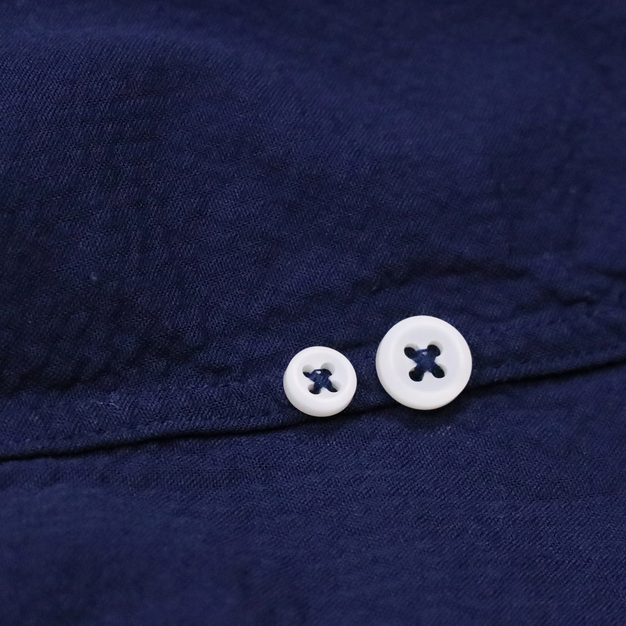 Men's Ralph Lauren Pony-Embroidered Short Sleeve Shirt in Navy Blue Cotton - Image 6