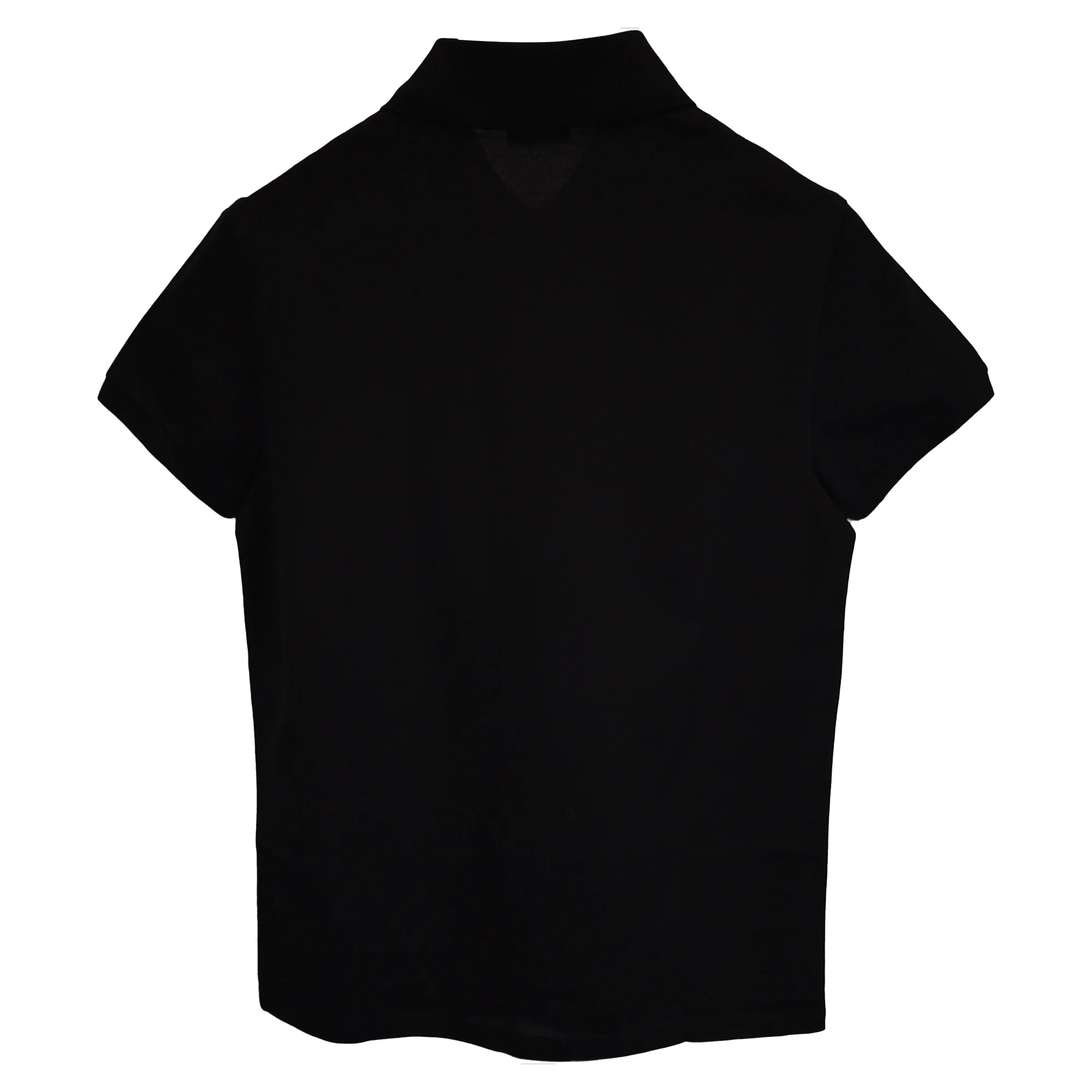 Men's Saint Laurent Paris Cassandre Polo Shirt in Black Cotton - Image 4