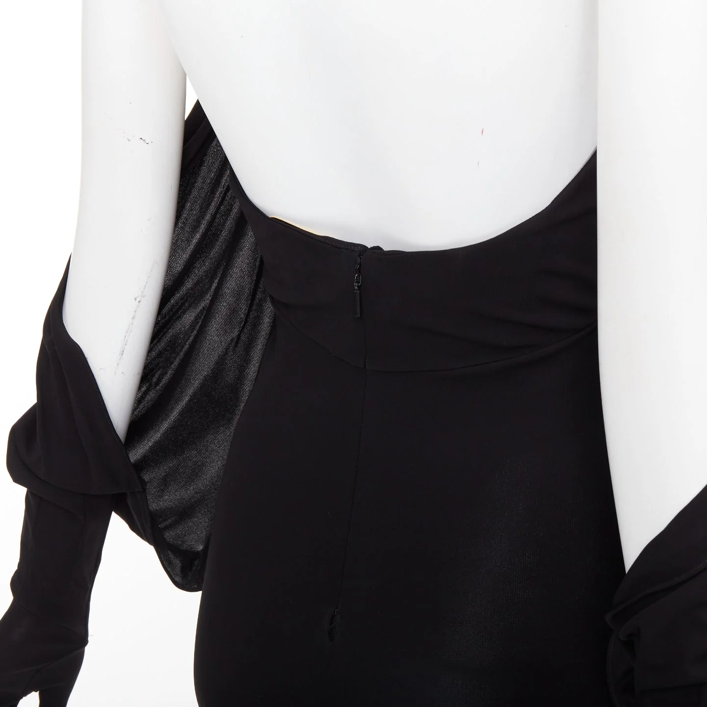 Women's Saint Laurent Runway sweetheart wired sweetheart gloves gown - Image 8